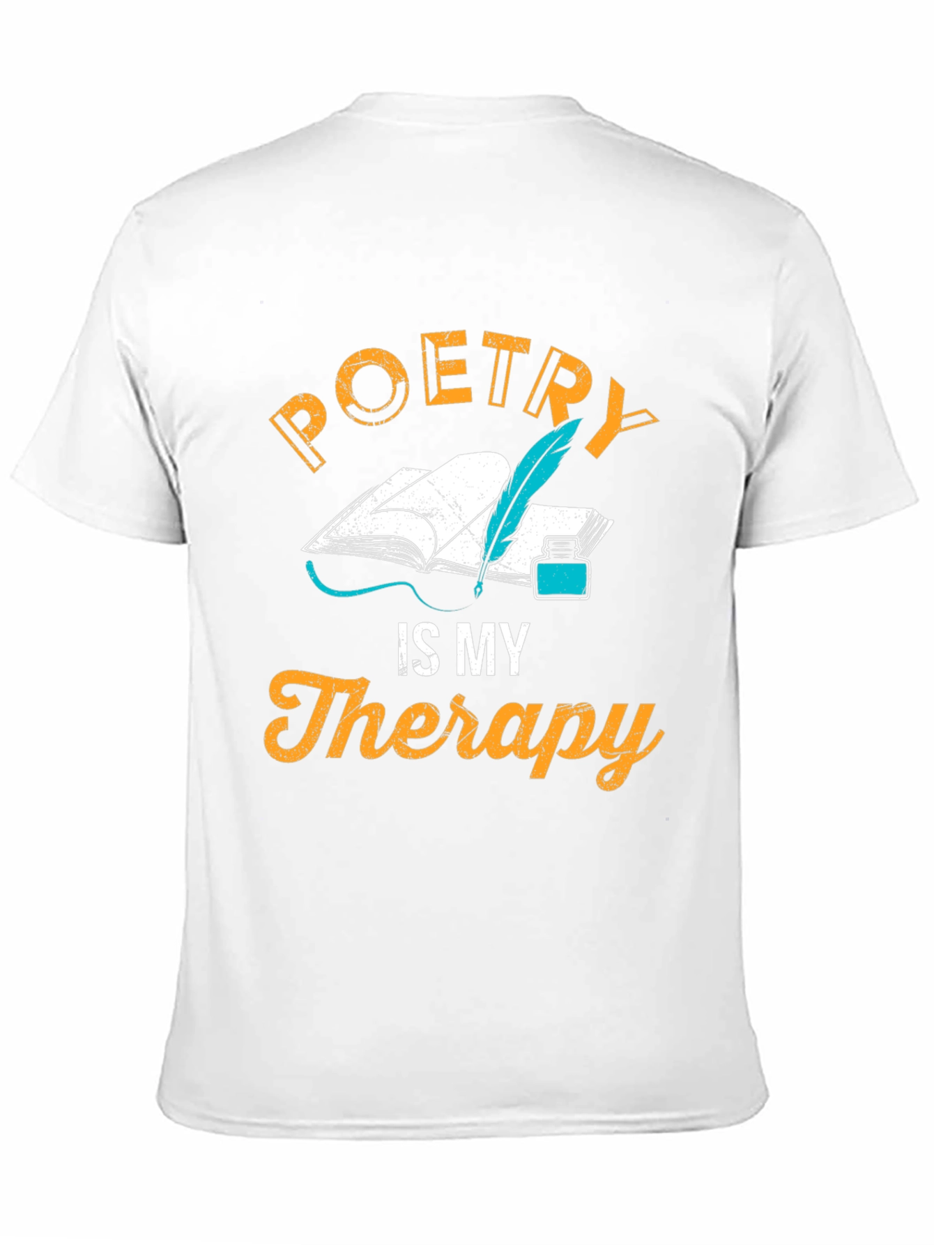 Poetry is My Therapy T-Shirt - Writers Gift