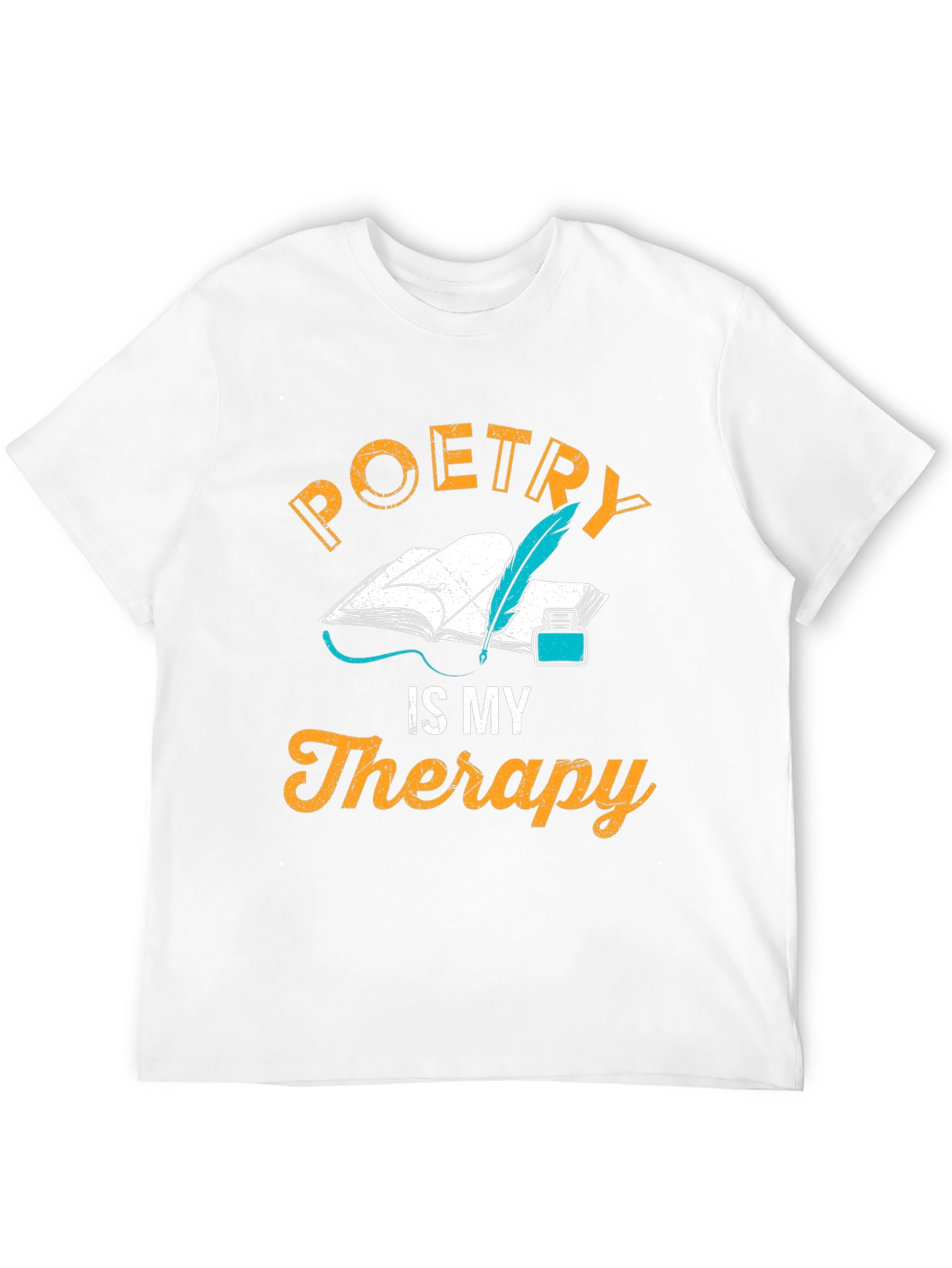 Poetry is My Therapy T-Shirt - Writers Gift