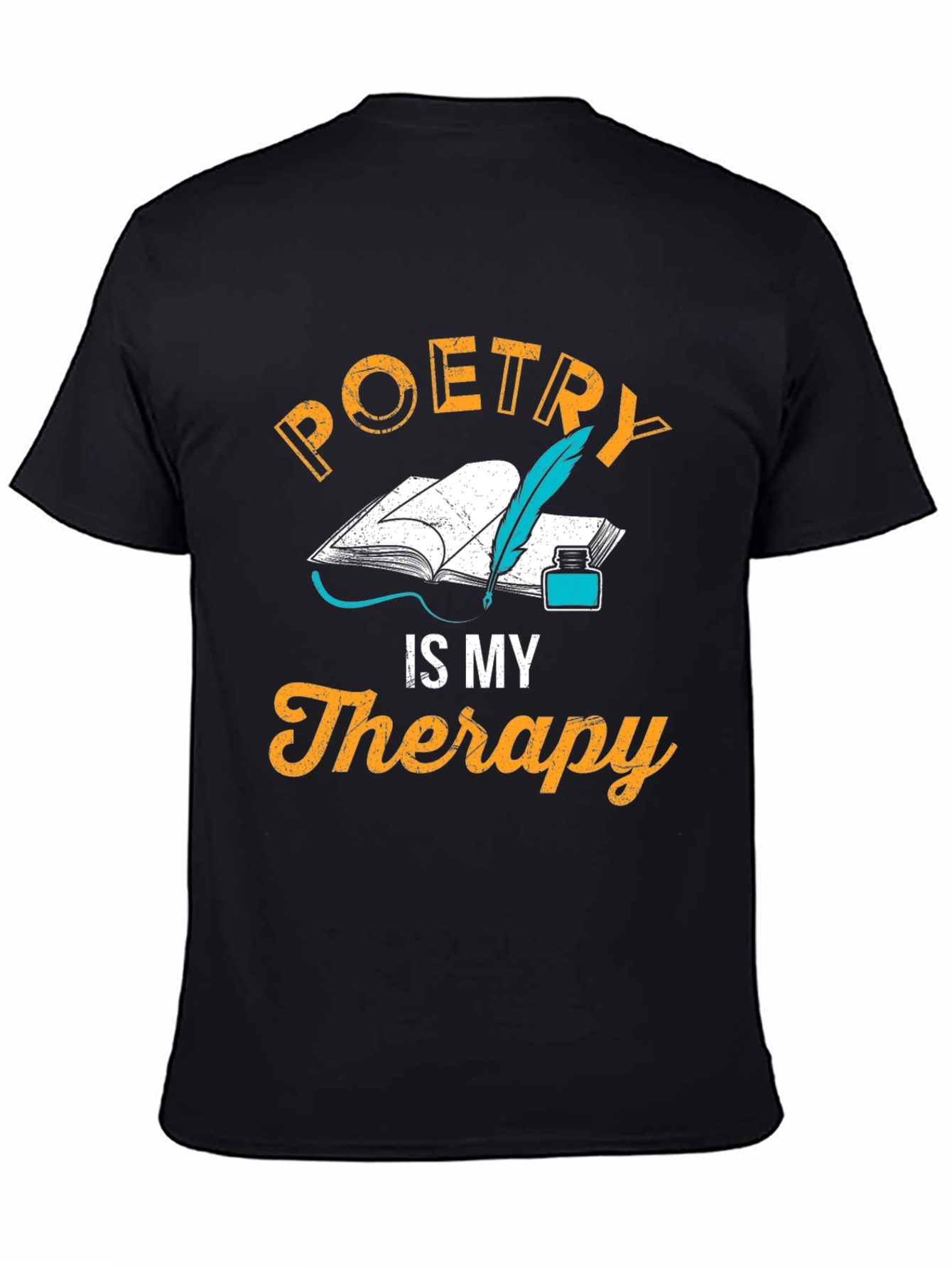Poetry is My Therapy T-Shirt - Writers Gift