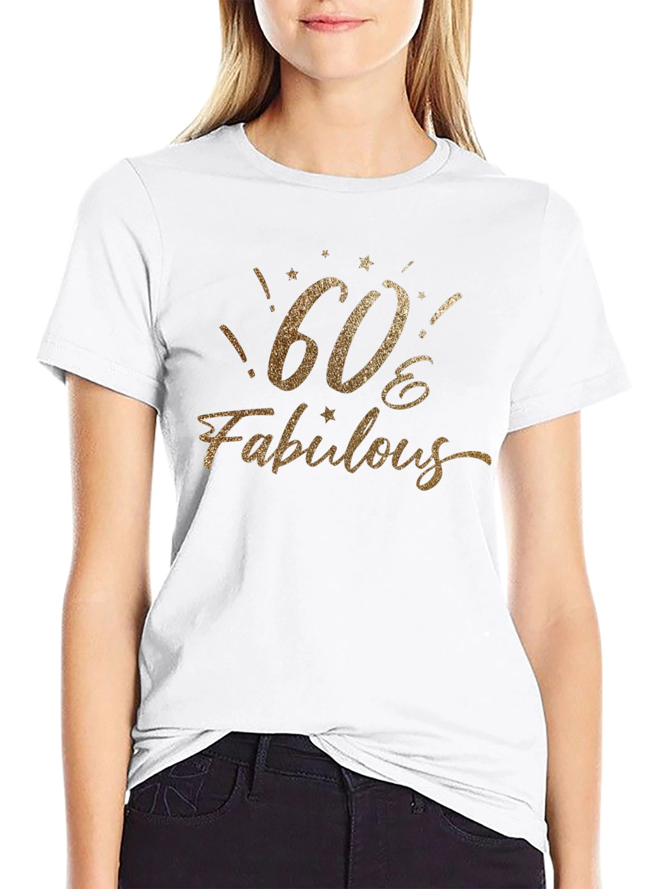 60 & Fabulous T-Shirt - Birthday Party Apparel