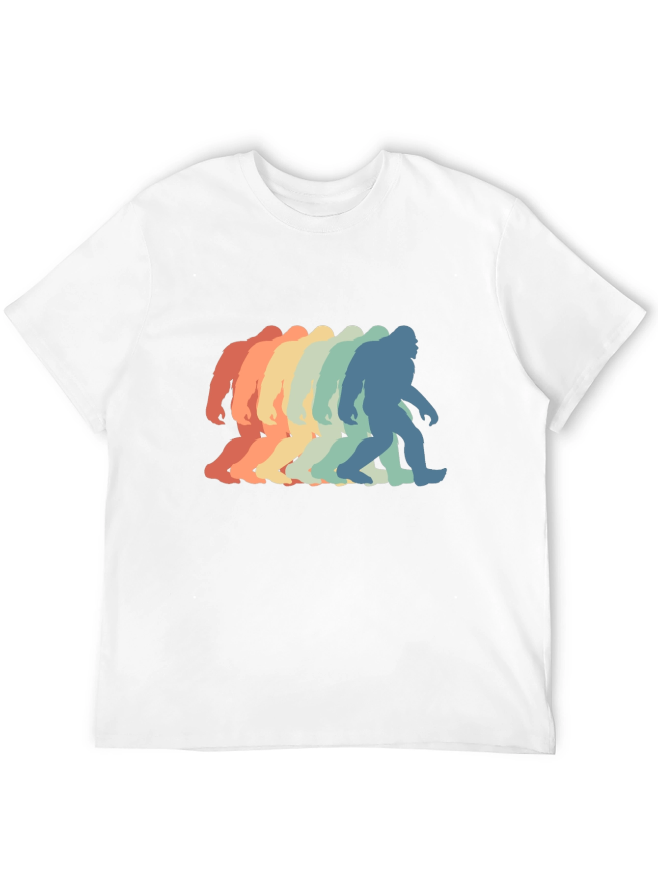 Retro Bigfoot Silhouette Graphic Tee