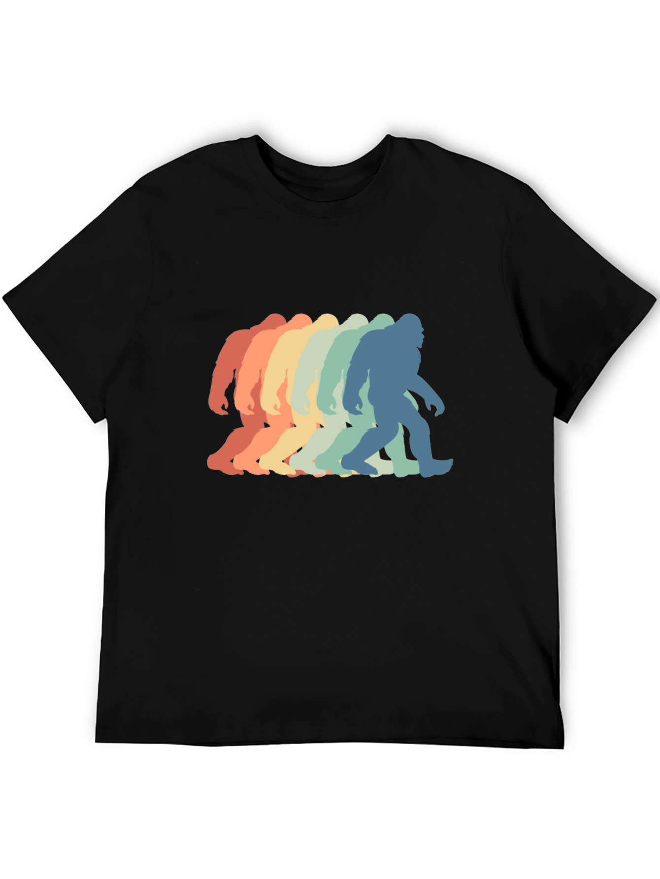 Retro Bigfoot Silhouette Graphic Tee