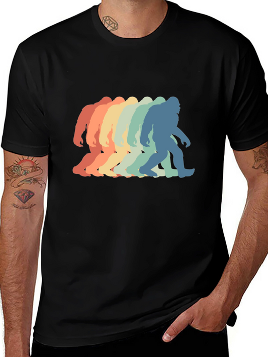 Retro Bigfoot Silhouette Graphic Tee
