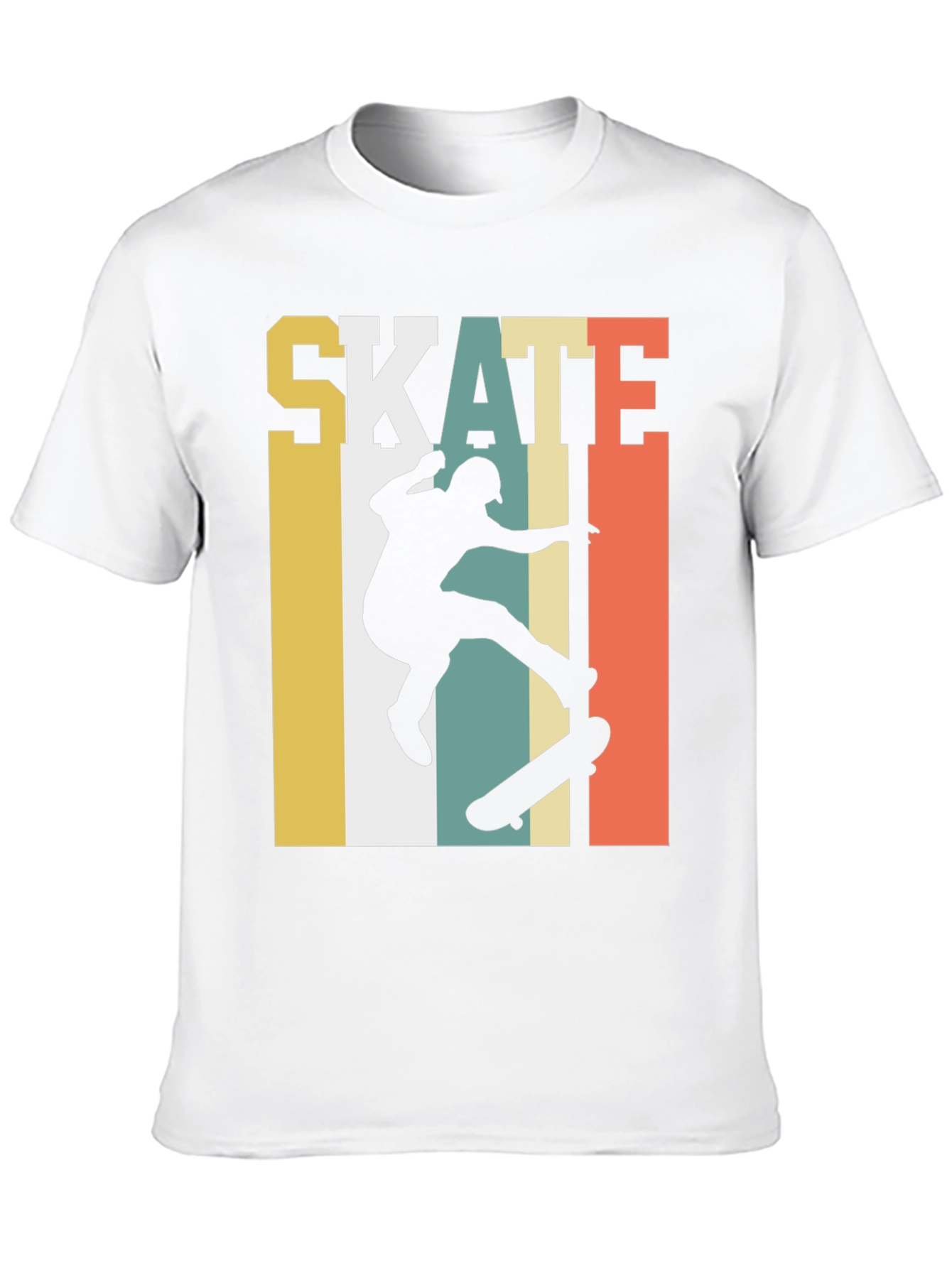 Retro Skate T-Shirt - Classic Skateboarder Design