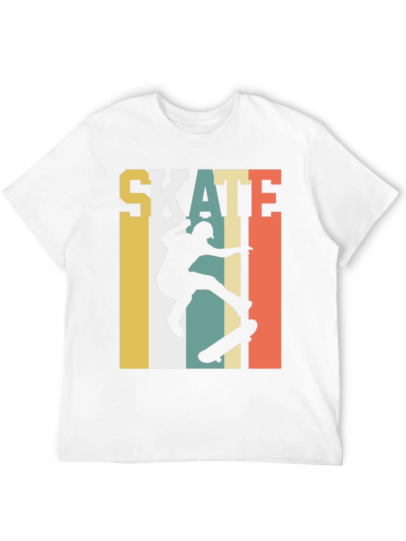 Retro Skate T-Shirt - Classic Skateboarder Design