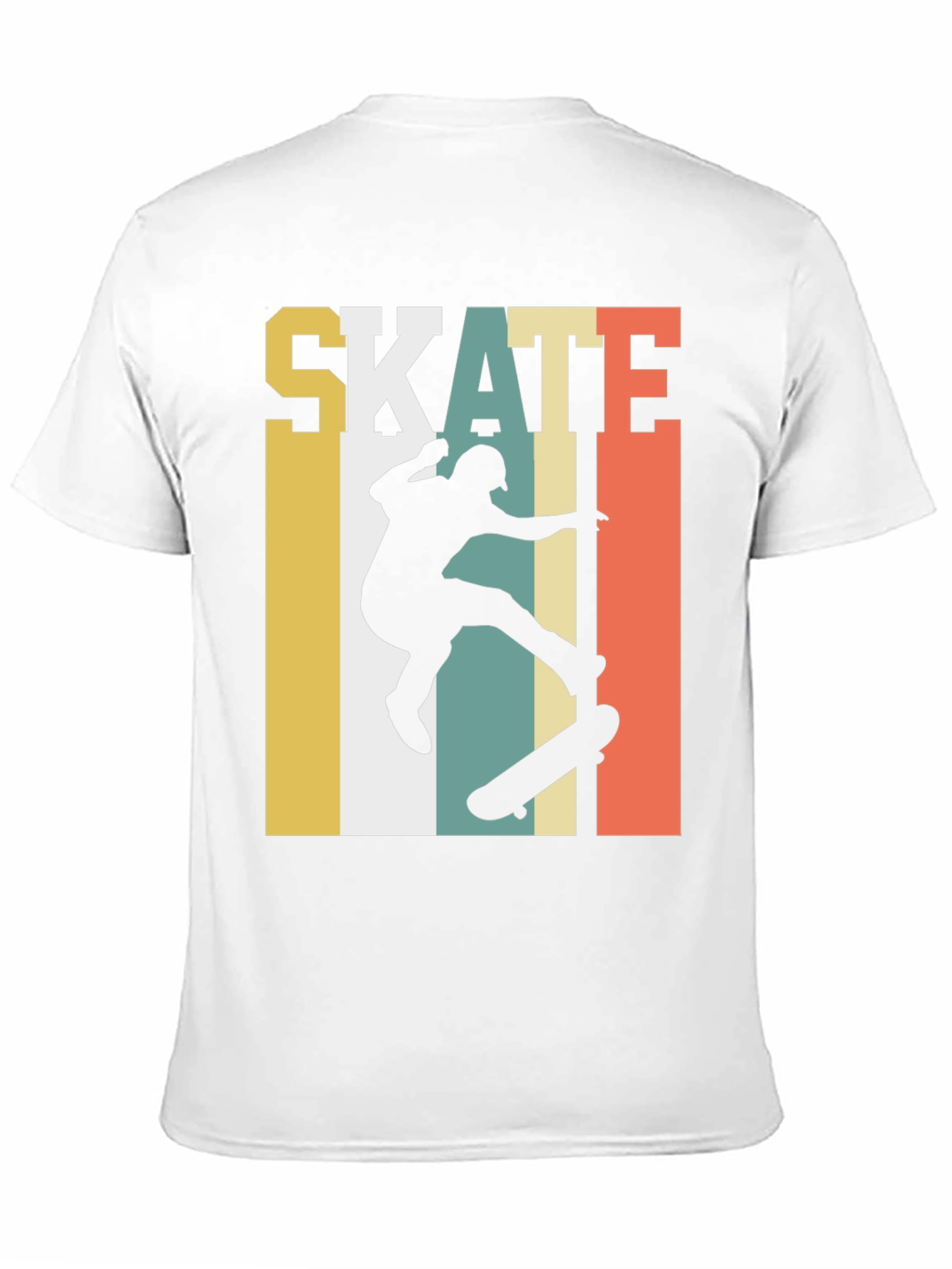 Retro Skate T-Shirt - Classic Skateboarder Design