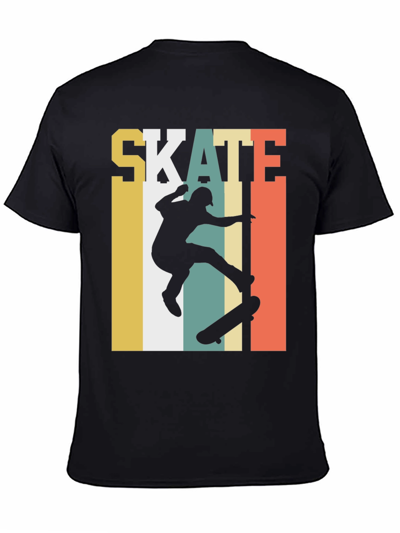 Retro Skate T-Shirt - Classic Skateboarder Design