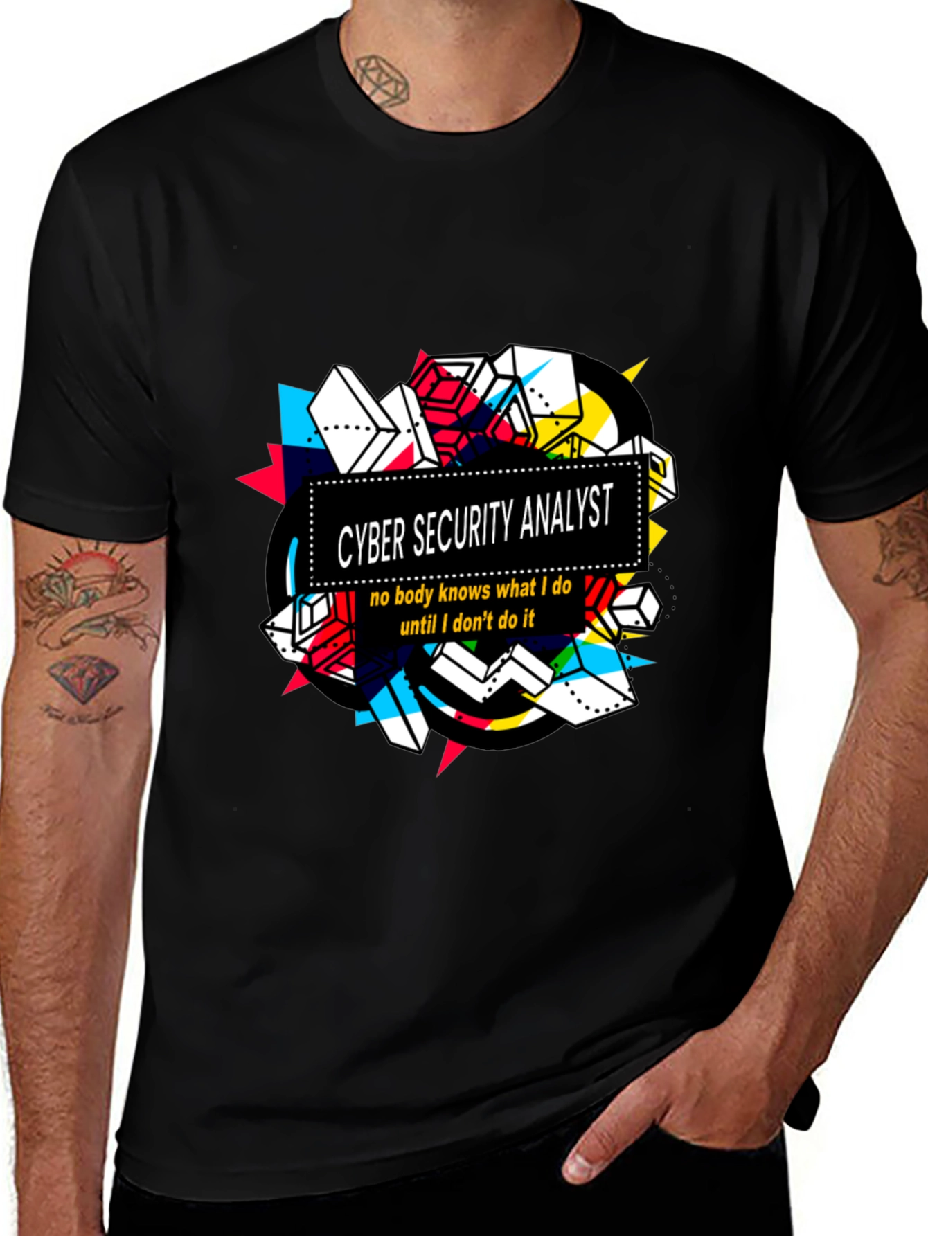 Cyber Security Analyst Graphic T-Shirt