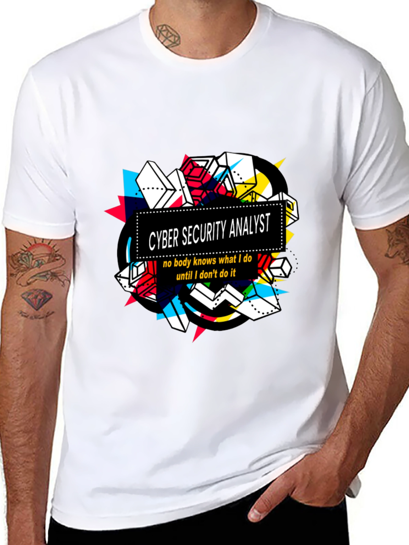 Cyber Security Analyst Graphic T-Shirt