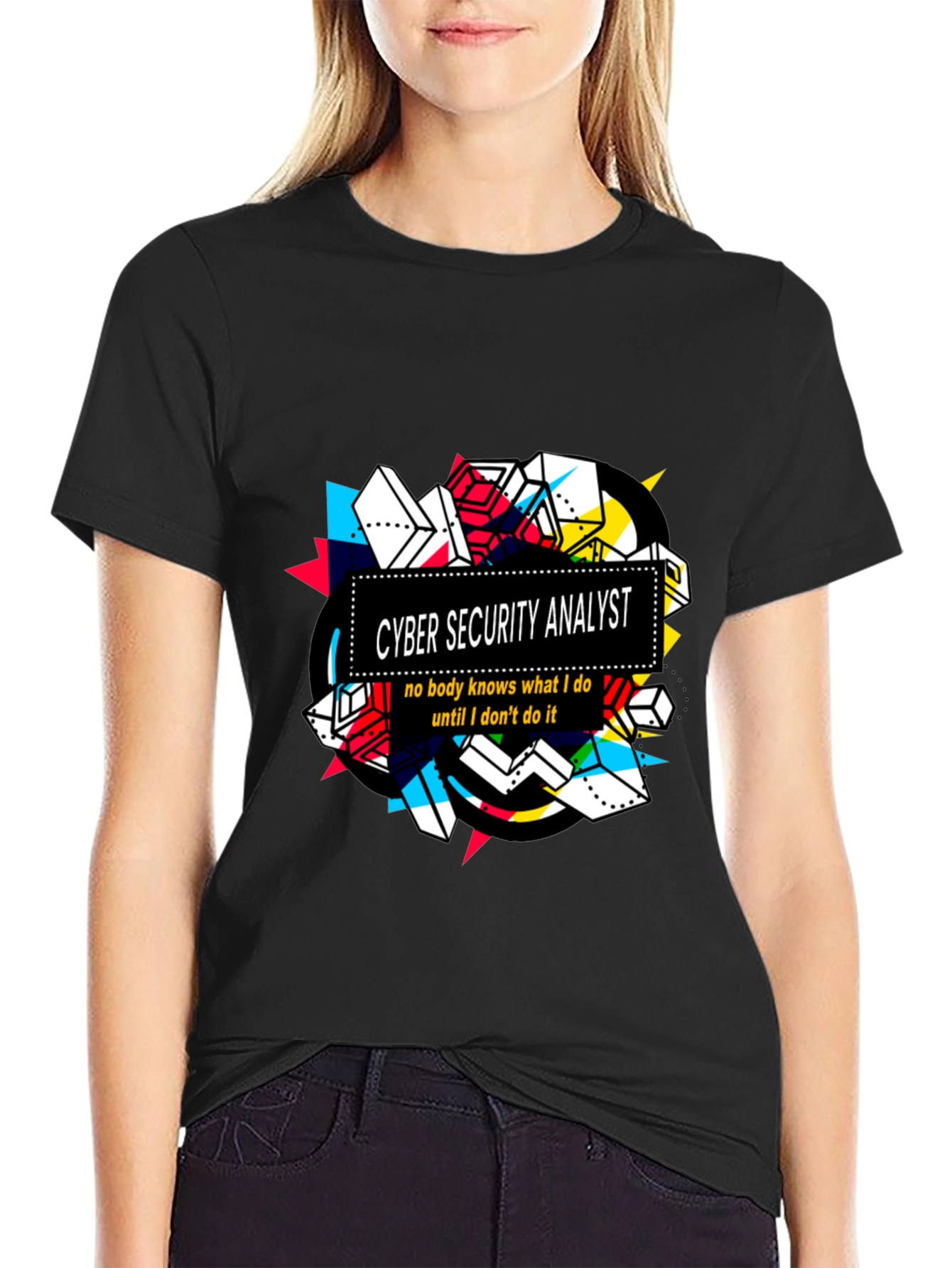 Cyber Security Analyst Graphic T-Shirt