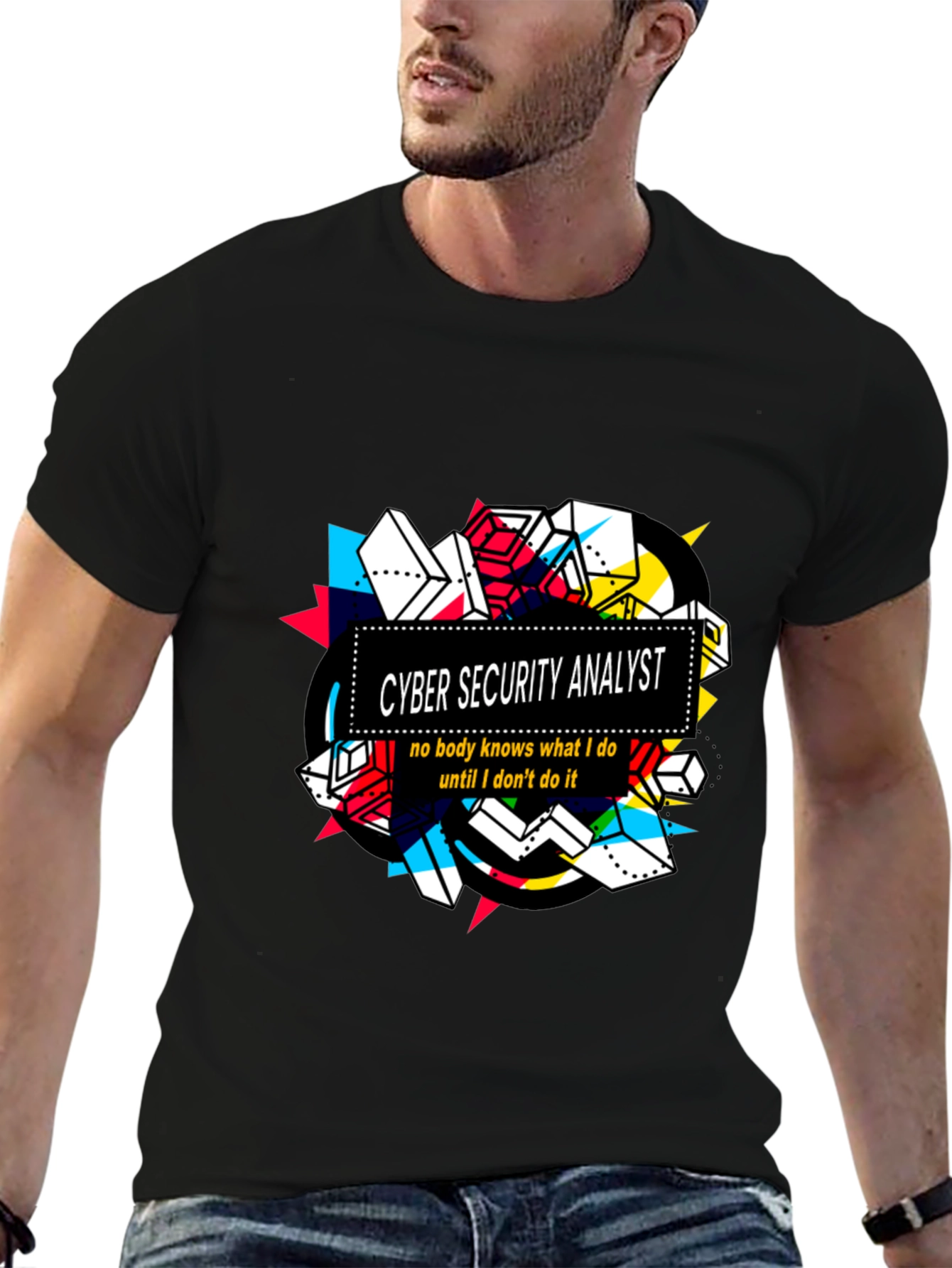 Cyber Security Analyst Graphic T-Shirt