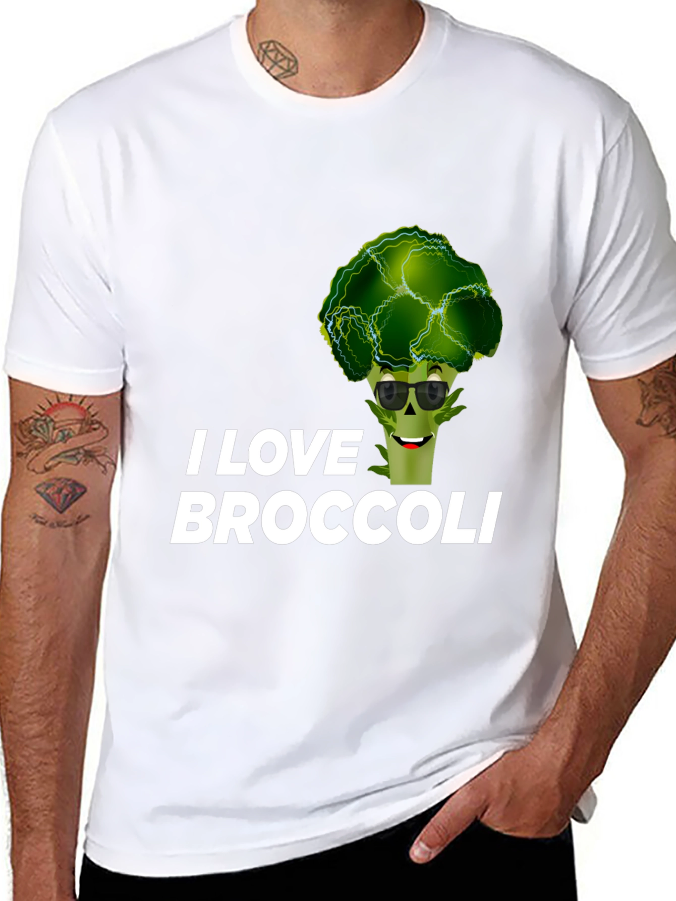 I Love Broccoli Graphic Tee