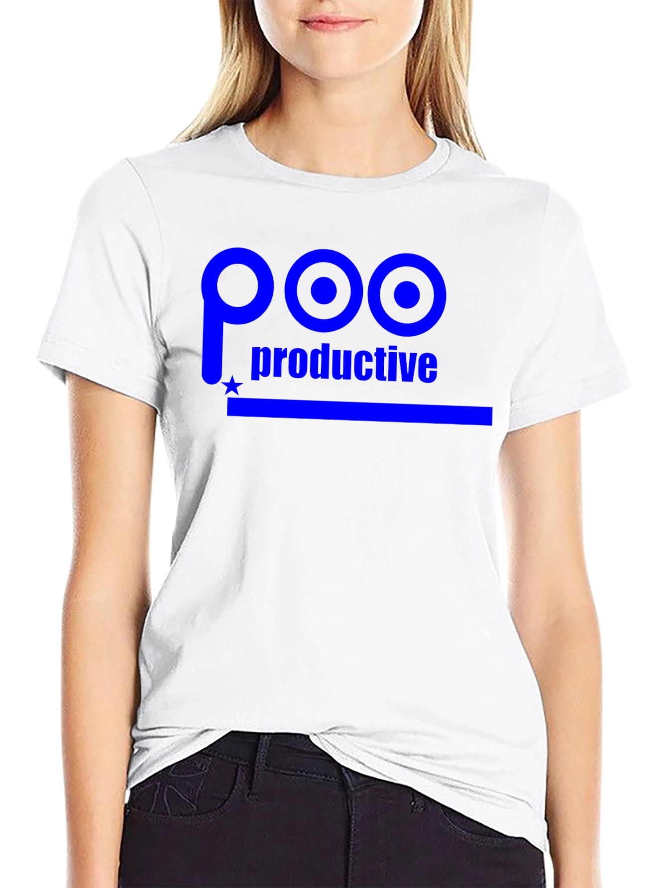 Poo Productive Graphic T-Shirt - Black Cotton Tee