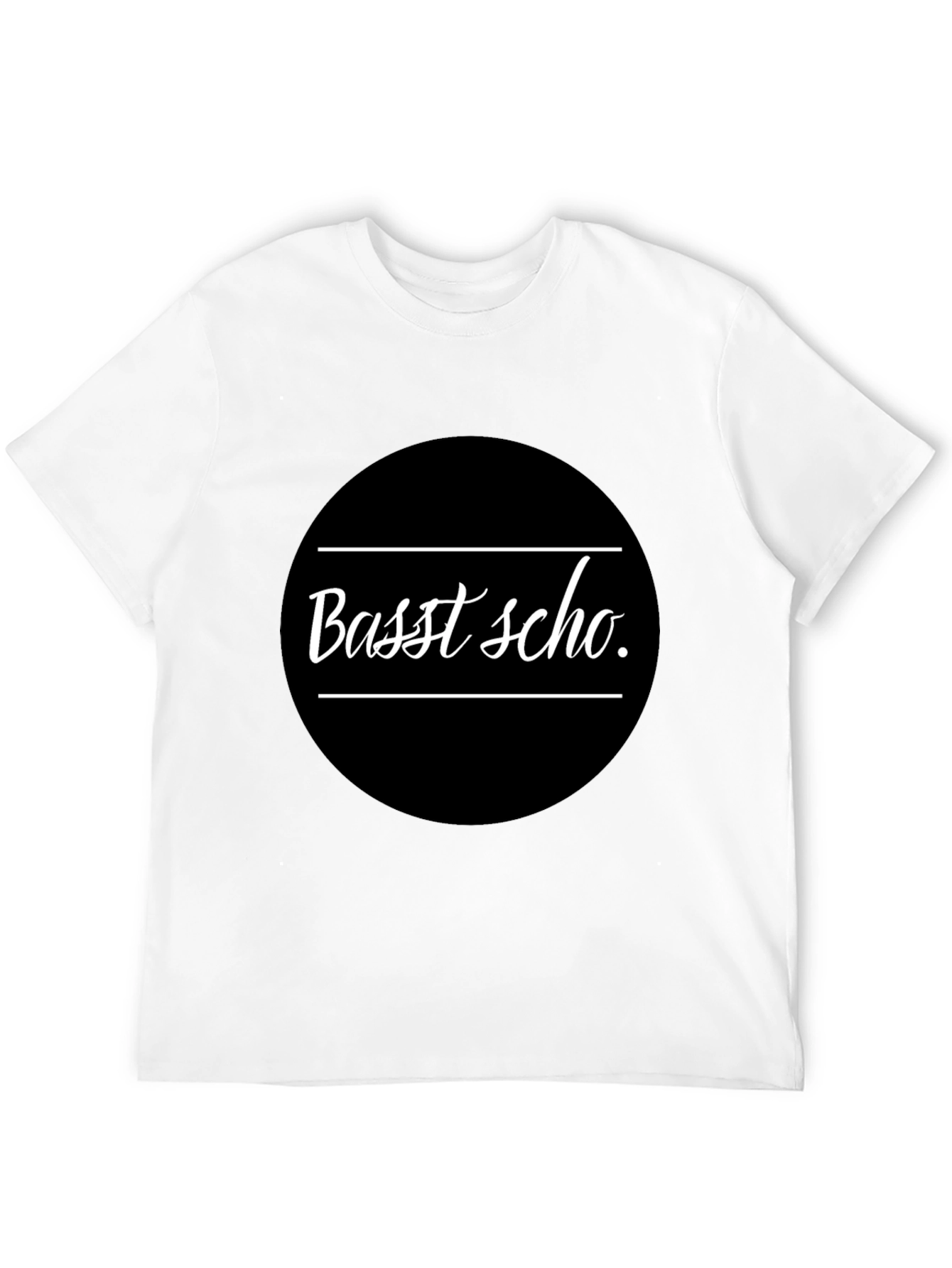 Basst Scho T-Shirt - Black Graphic Tee