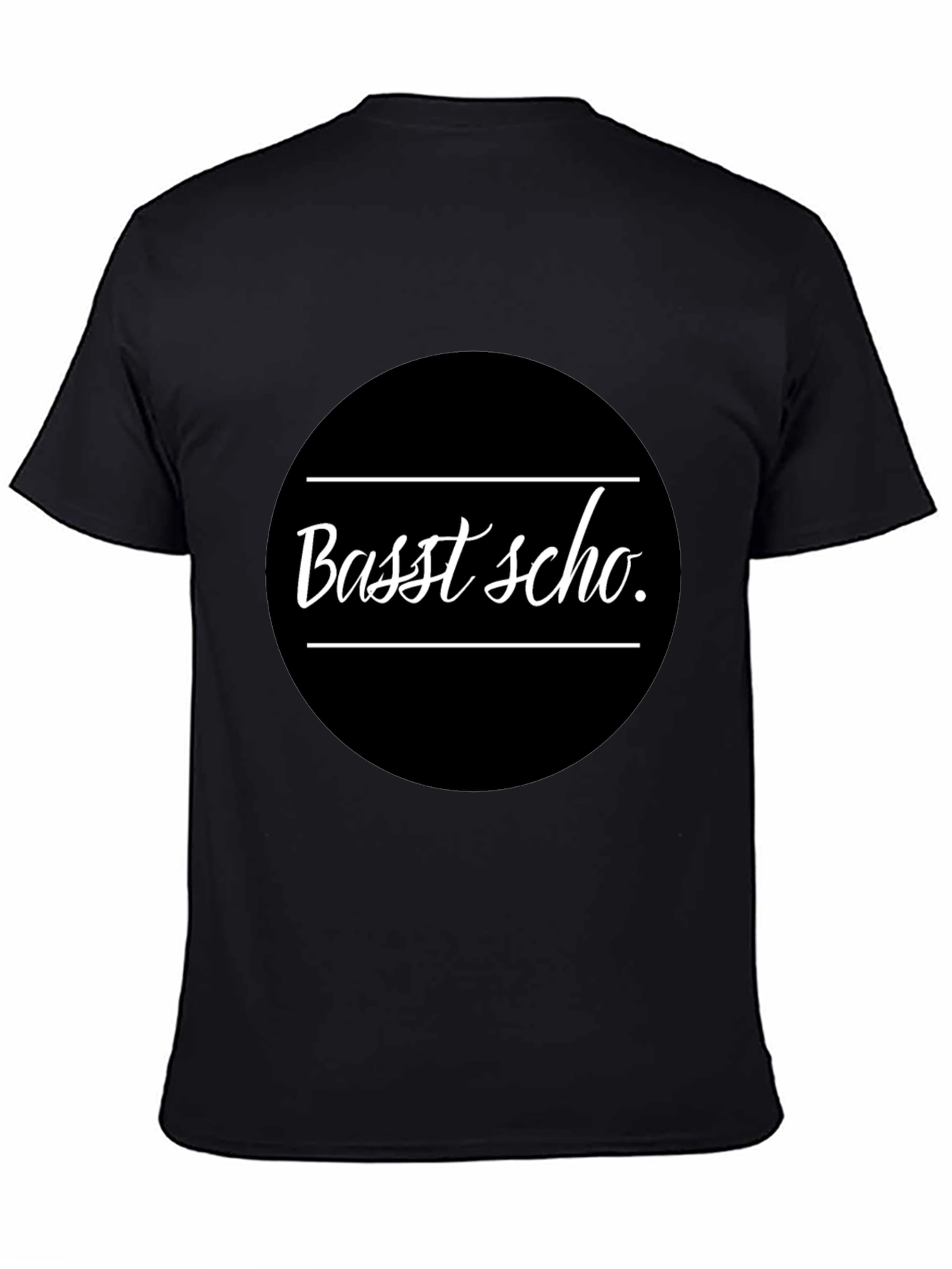 Basst Scho T-Shirt - Black Graphic Tee