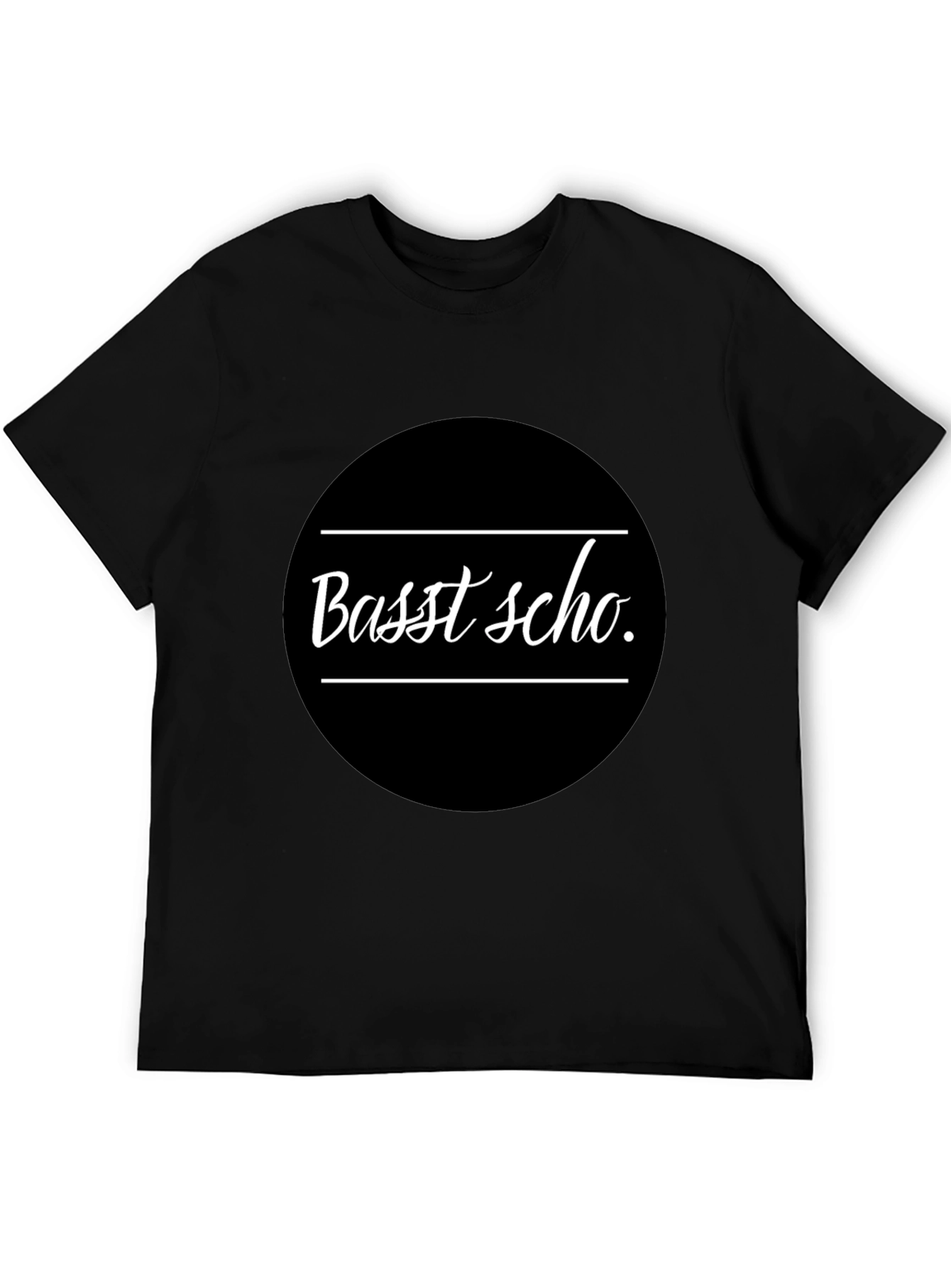 Basst Scho T-Shirt - Black Graphic Tee