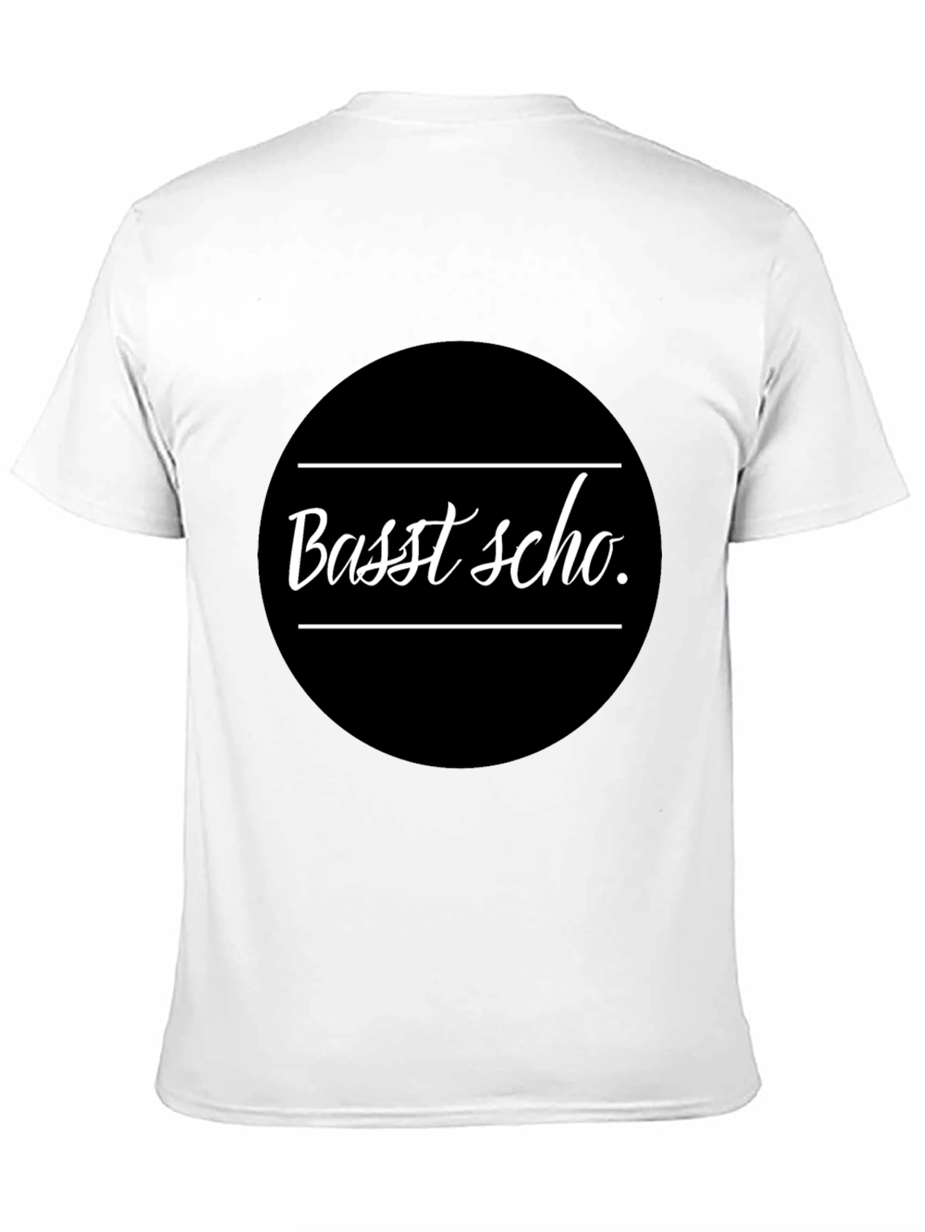 Basst Scho T-Shirt - Black Graphic Tee