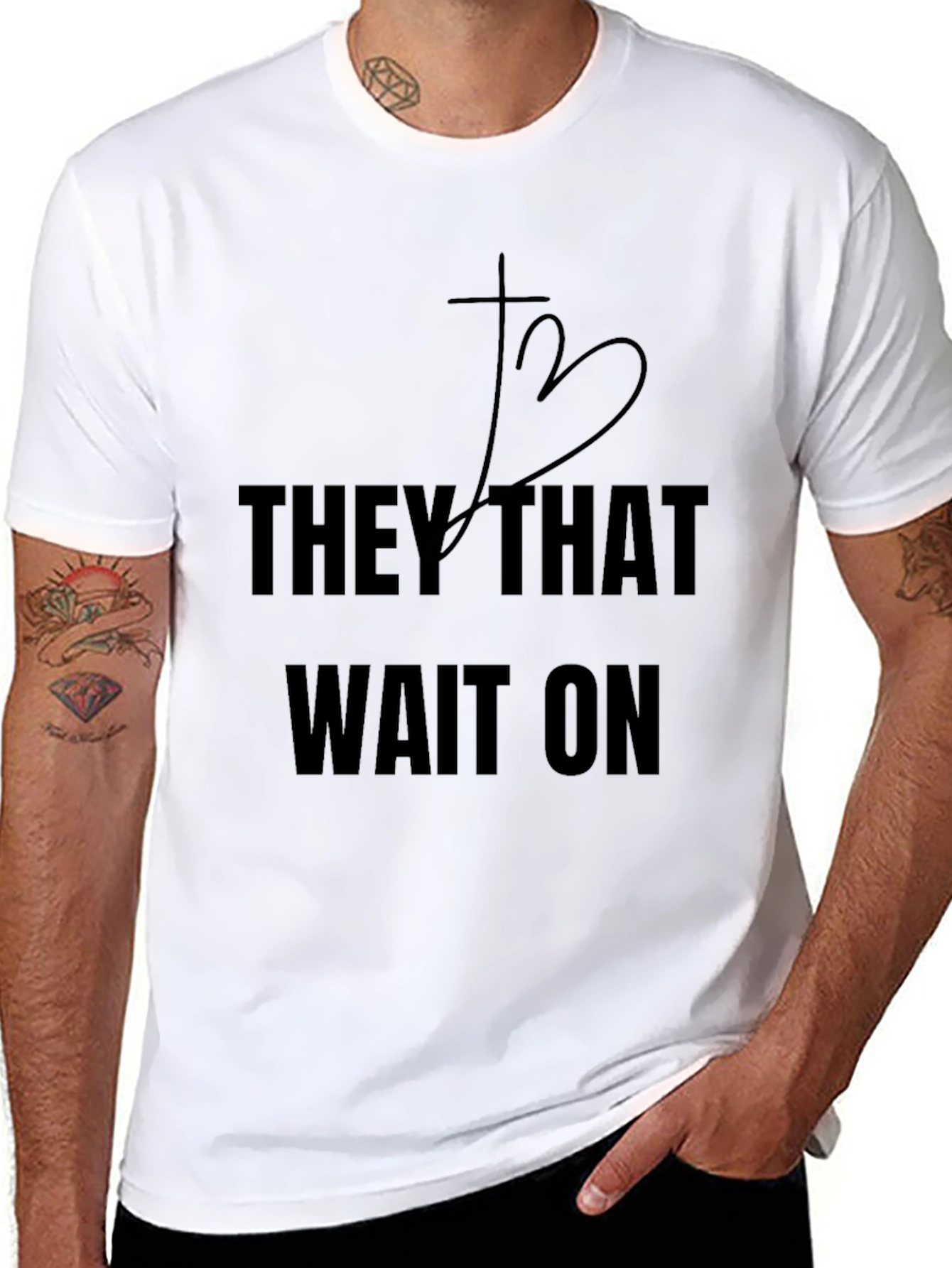 Christian T-Shirt - They That Wait On Design
