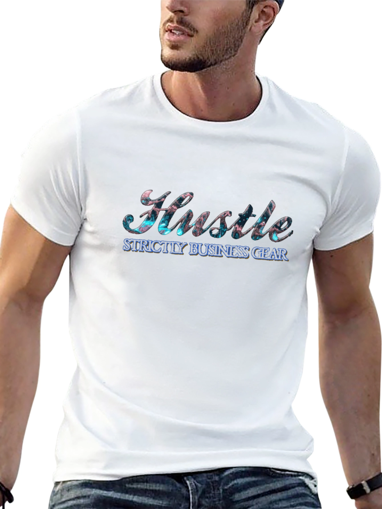 Hustle Strictly Business Gear Black Tee