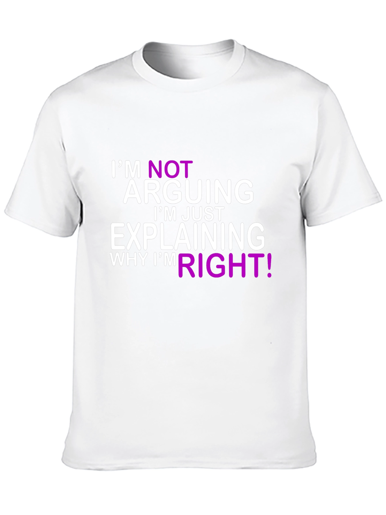 Im Not Arguing T-Shirt Funny Sarcastic Tee