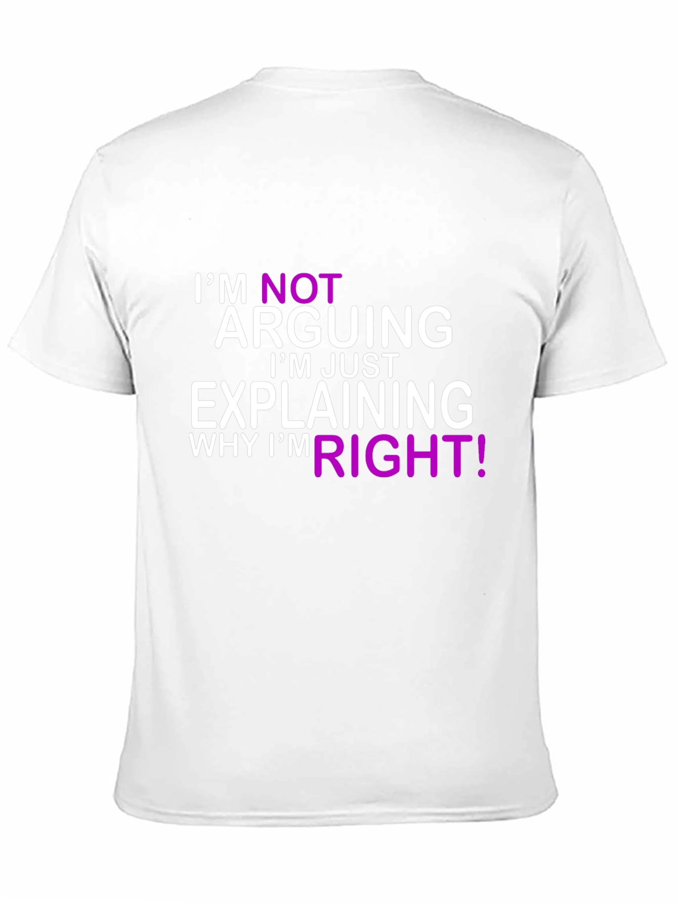 Im Not Arguing T-Shirt Funny Sarcastic Tee