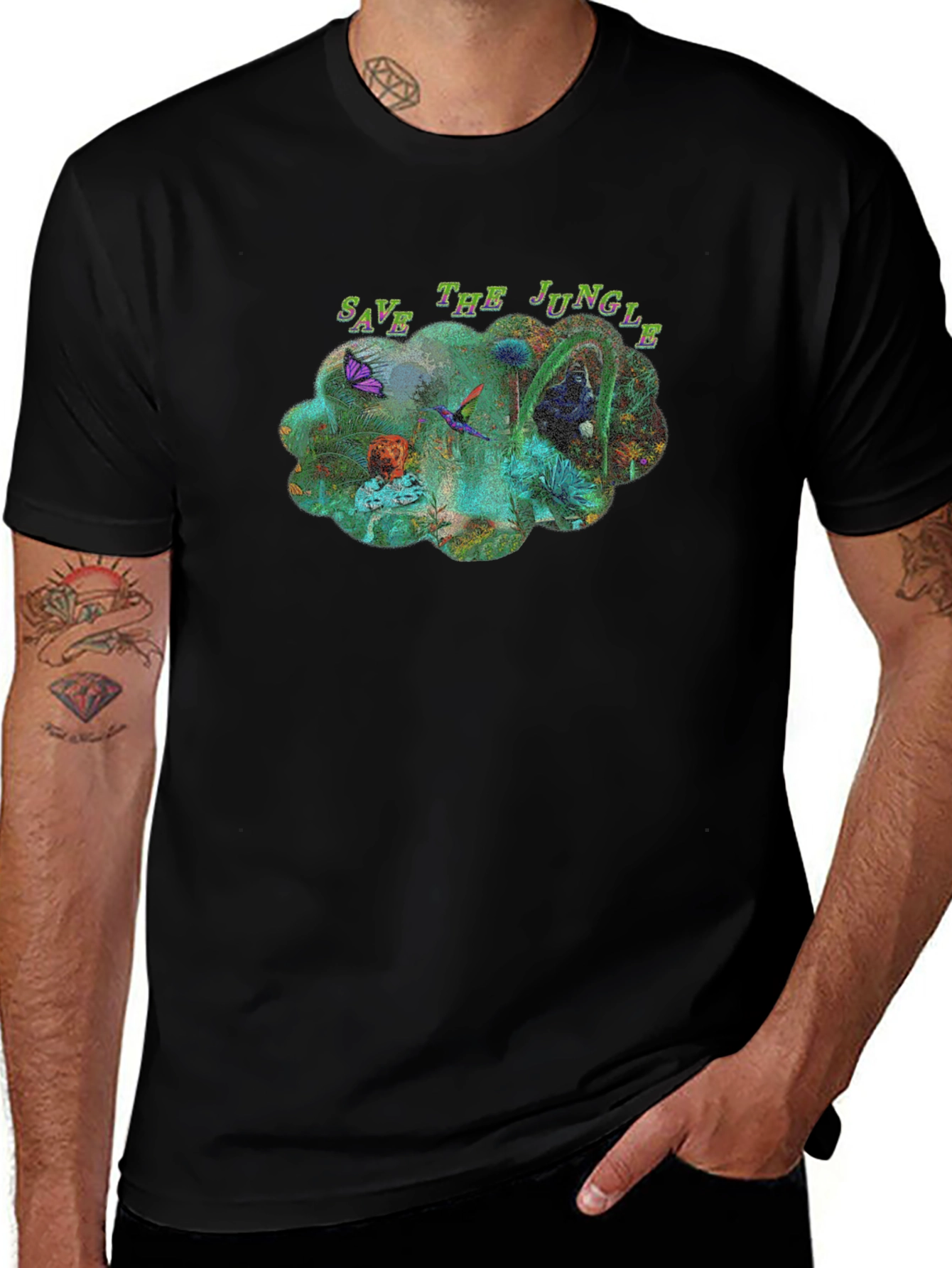 Save the Jungle Graphic T-Shirt