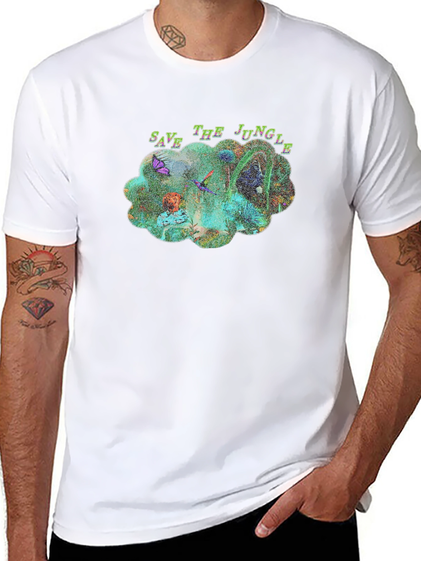 Save the Jungle Graphic T-Shirt