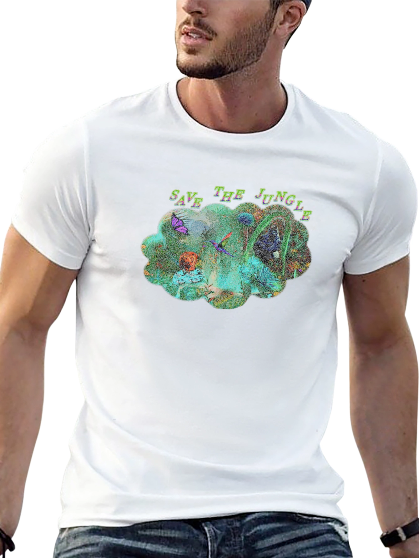 Save the Jungle Graphic T-Shirt