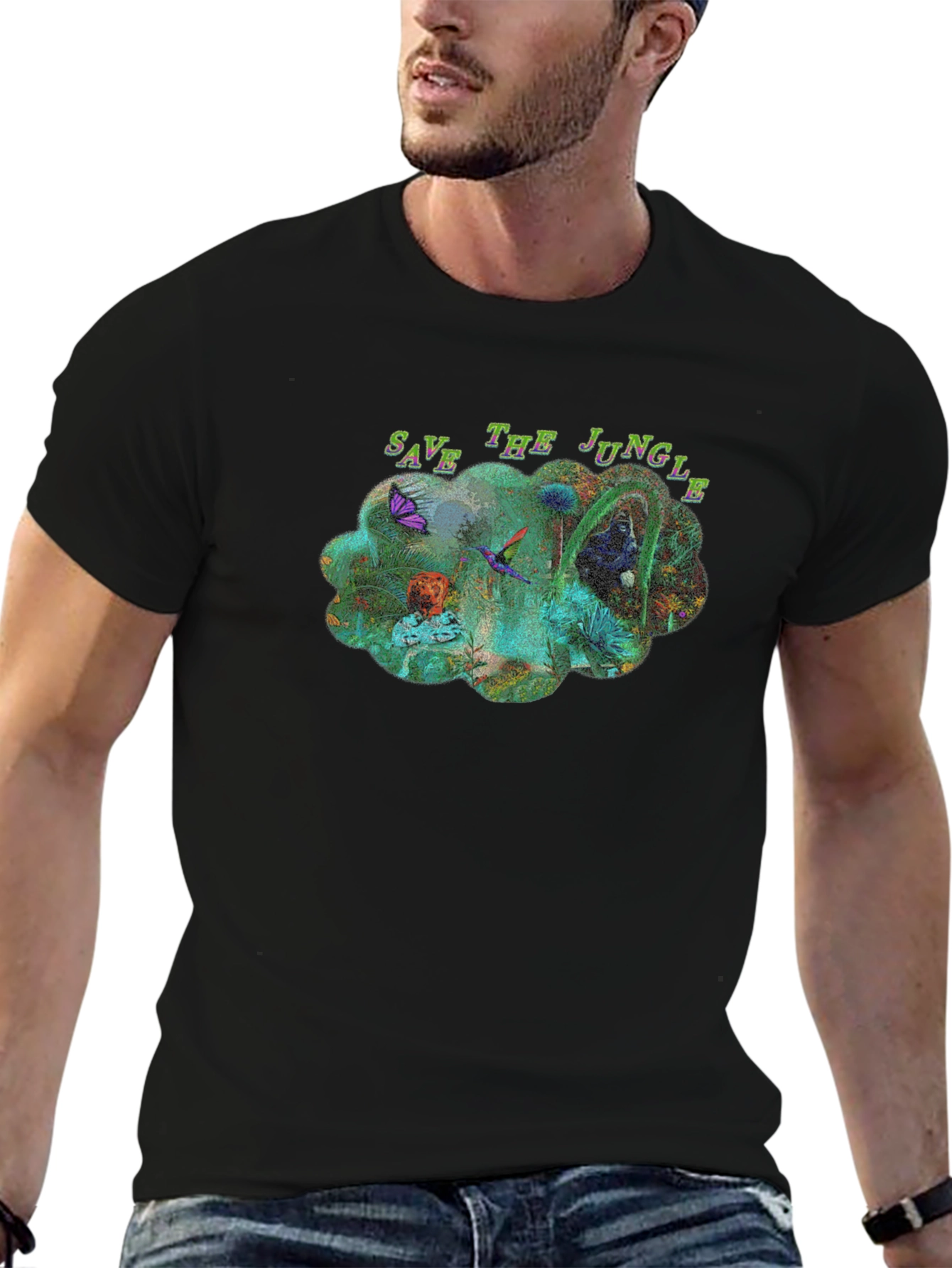 Save the Jungle Graphic T-Shirt