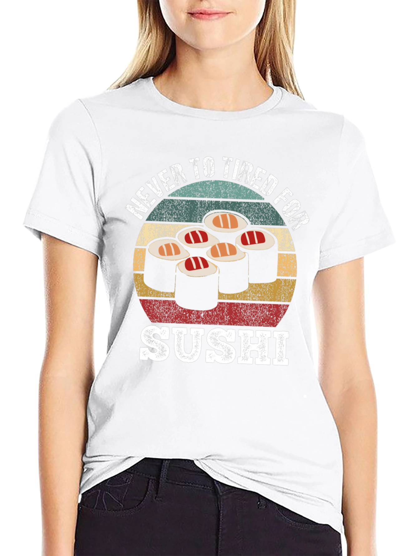 Never Too Tired For Sushi Graphic Tee
