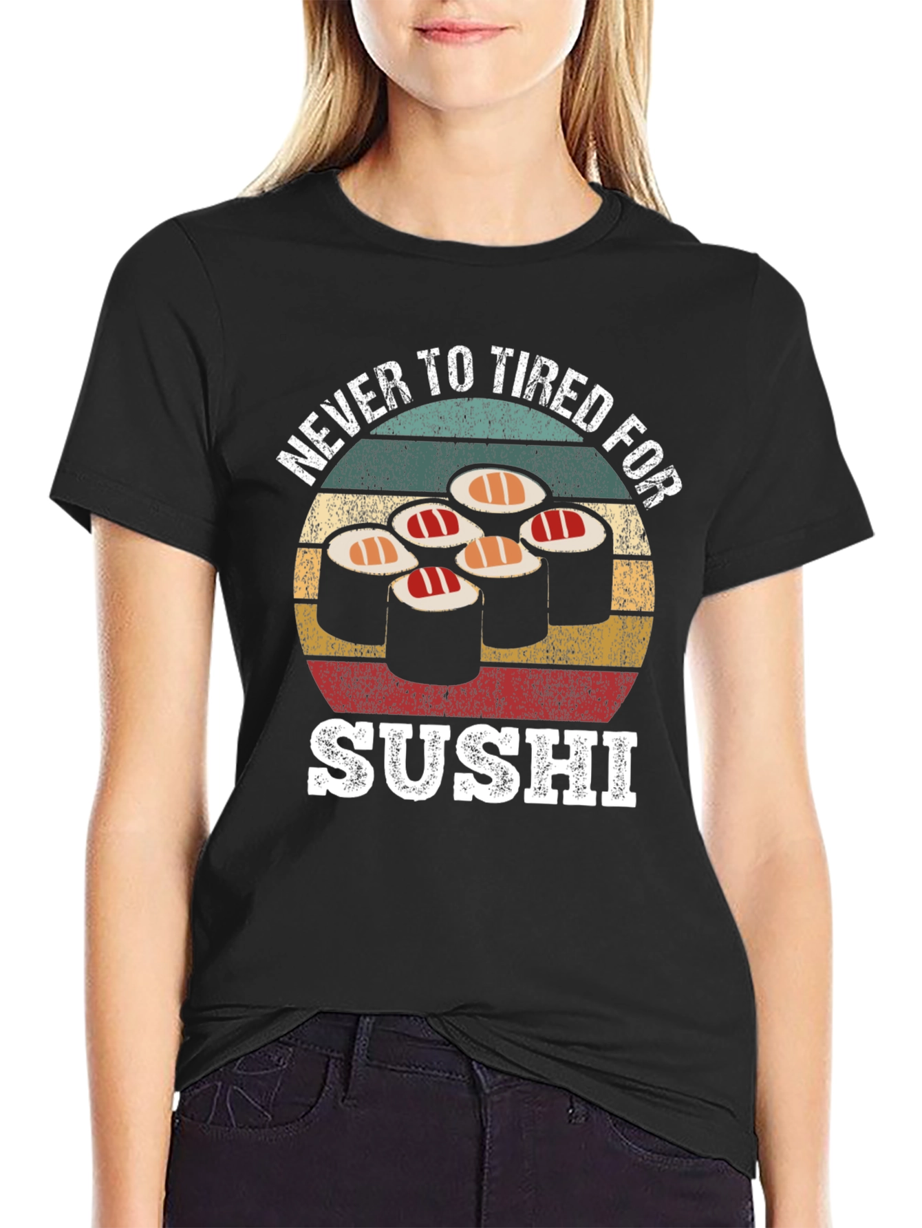 Never Too Tired For Sushi Graphic Tee