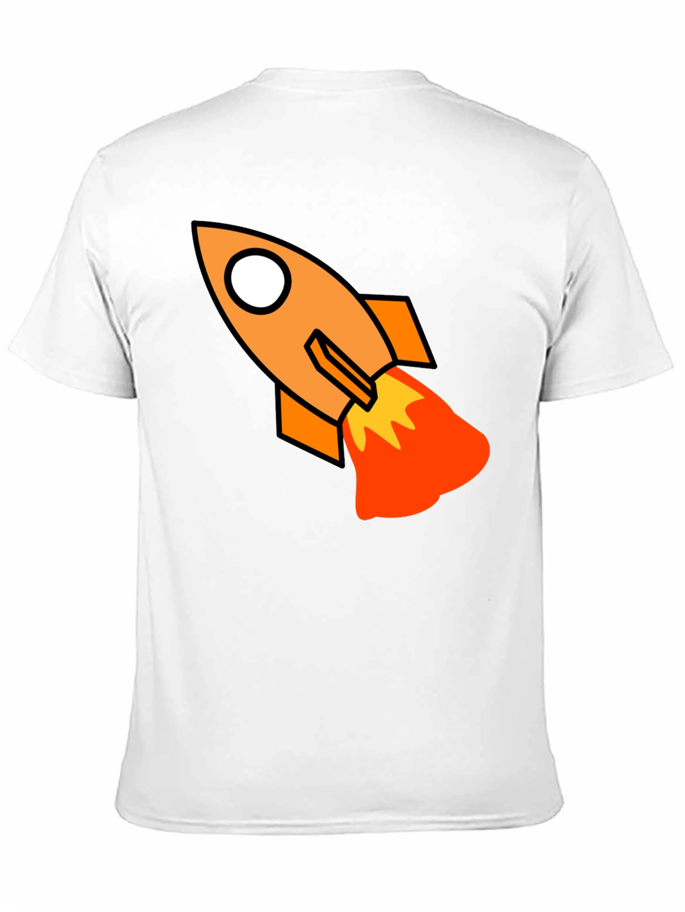 Rocket Graphic Black T-Shirt