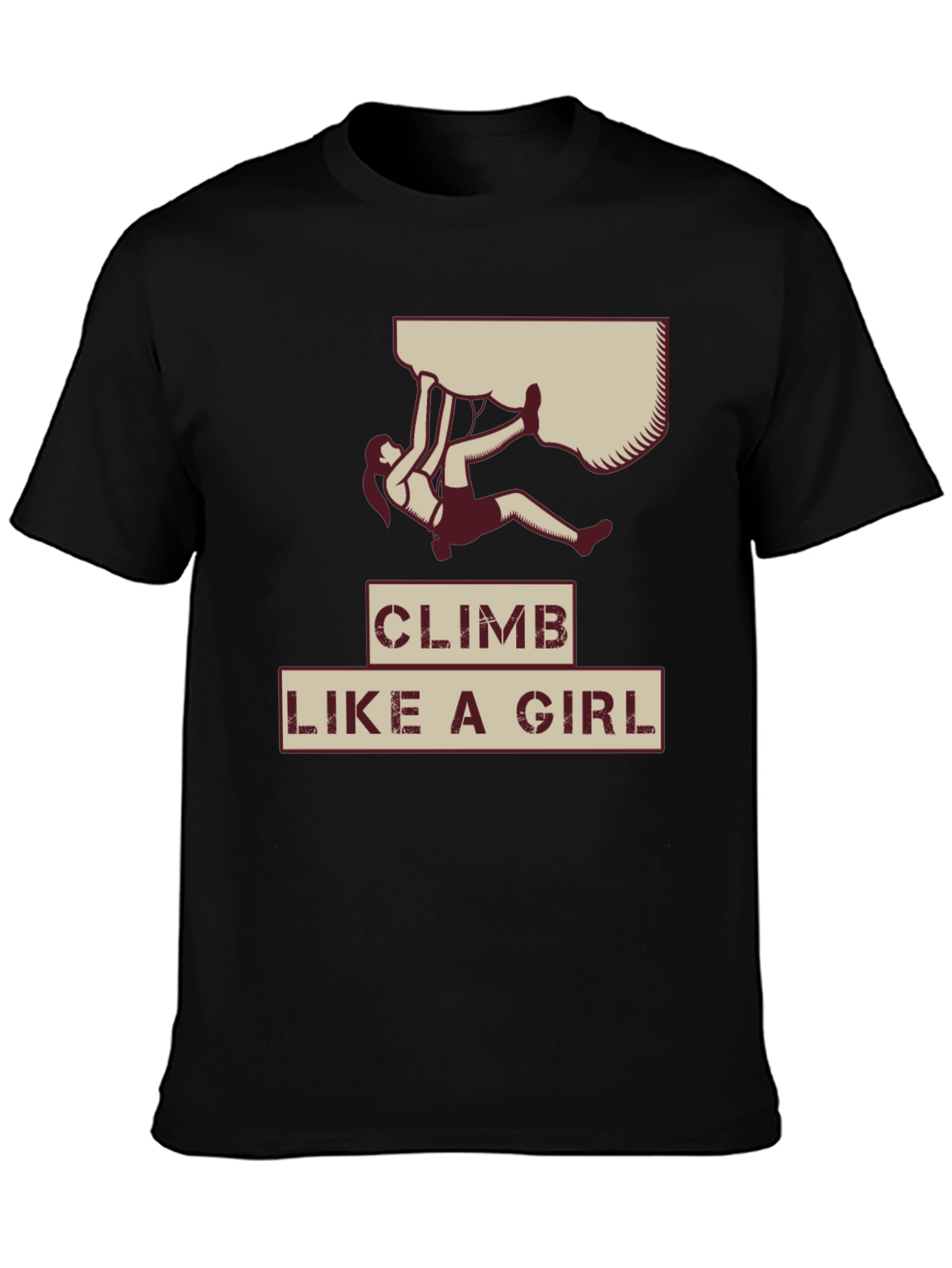 Climb Like a Girl Graphic Tee