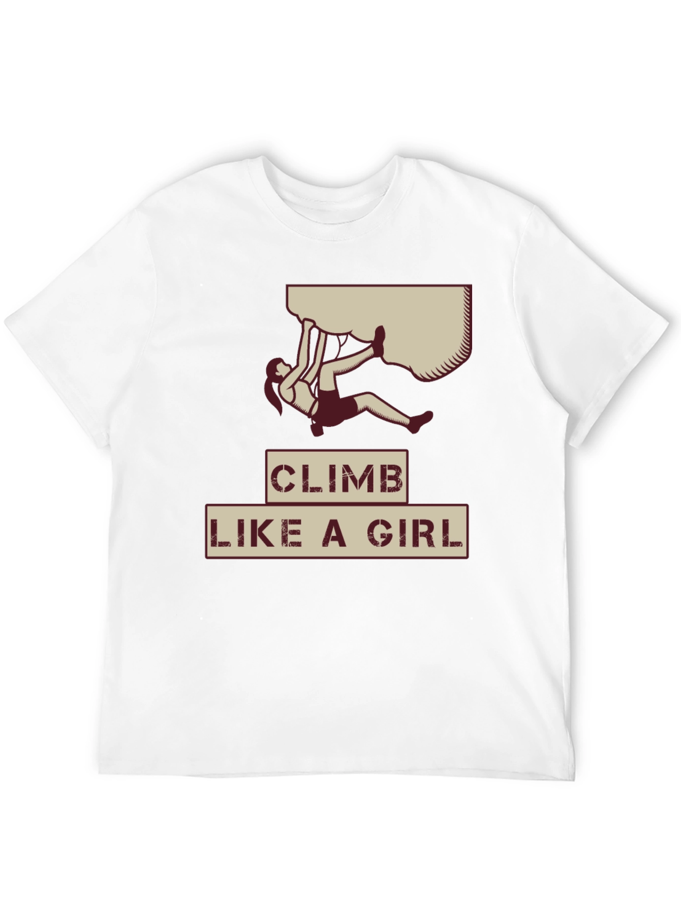 Climb Like a Girl Graphic Tee