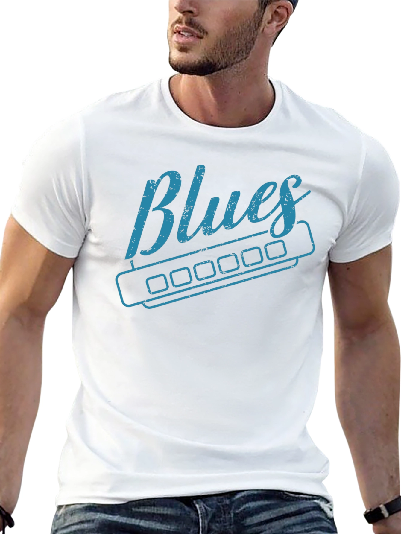 Blues Harmonica T-Shirt
