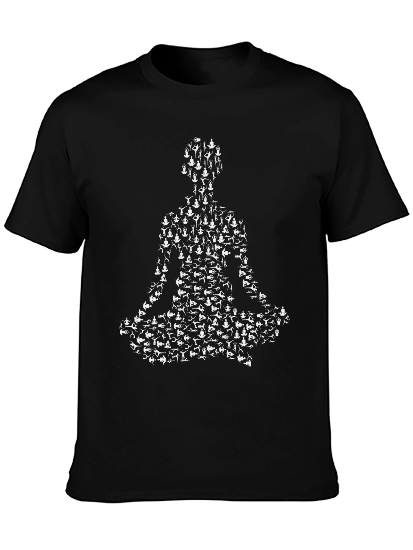 Yoga Pose Silhouette T-Shirt - Meditation & Fitness