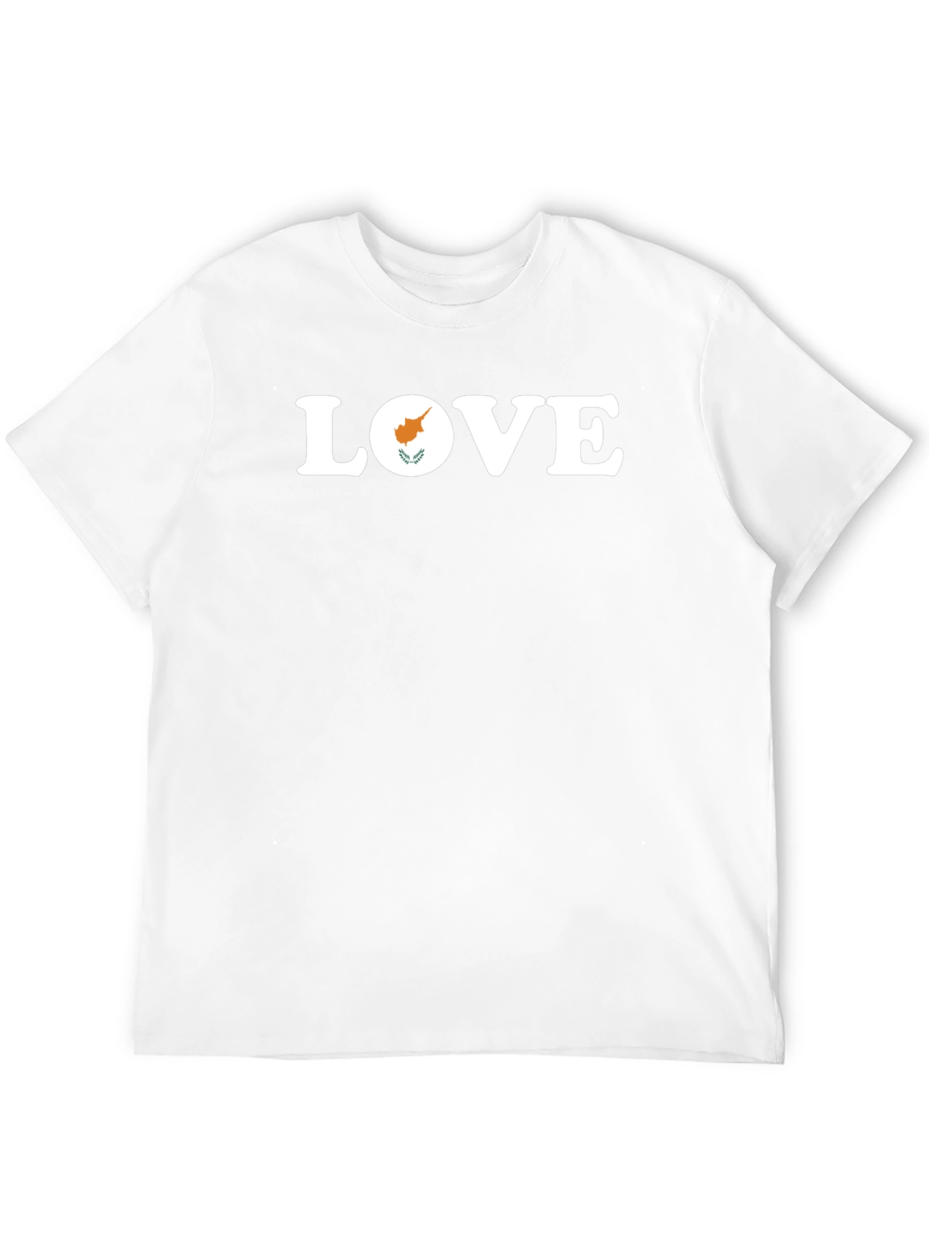 Cyprus Flag LOVE T-Shirt - Stylish & Comfortable