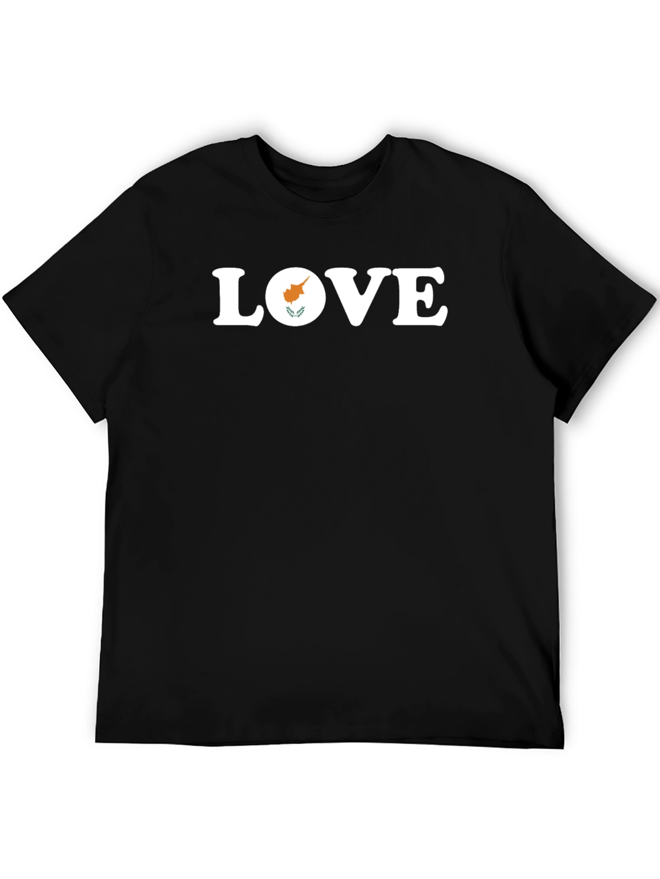 Cyprus Flag LOVE T-Shirt - Stylish & Comfortable