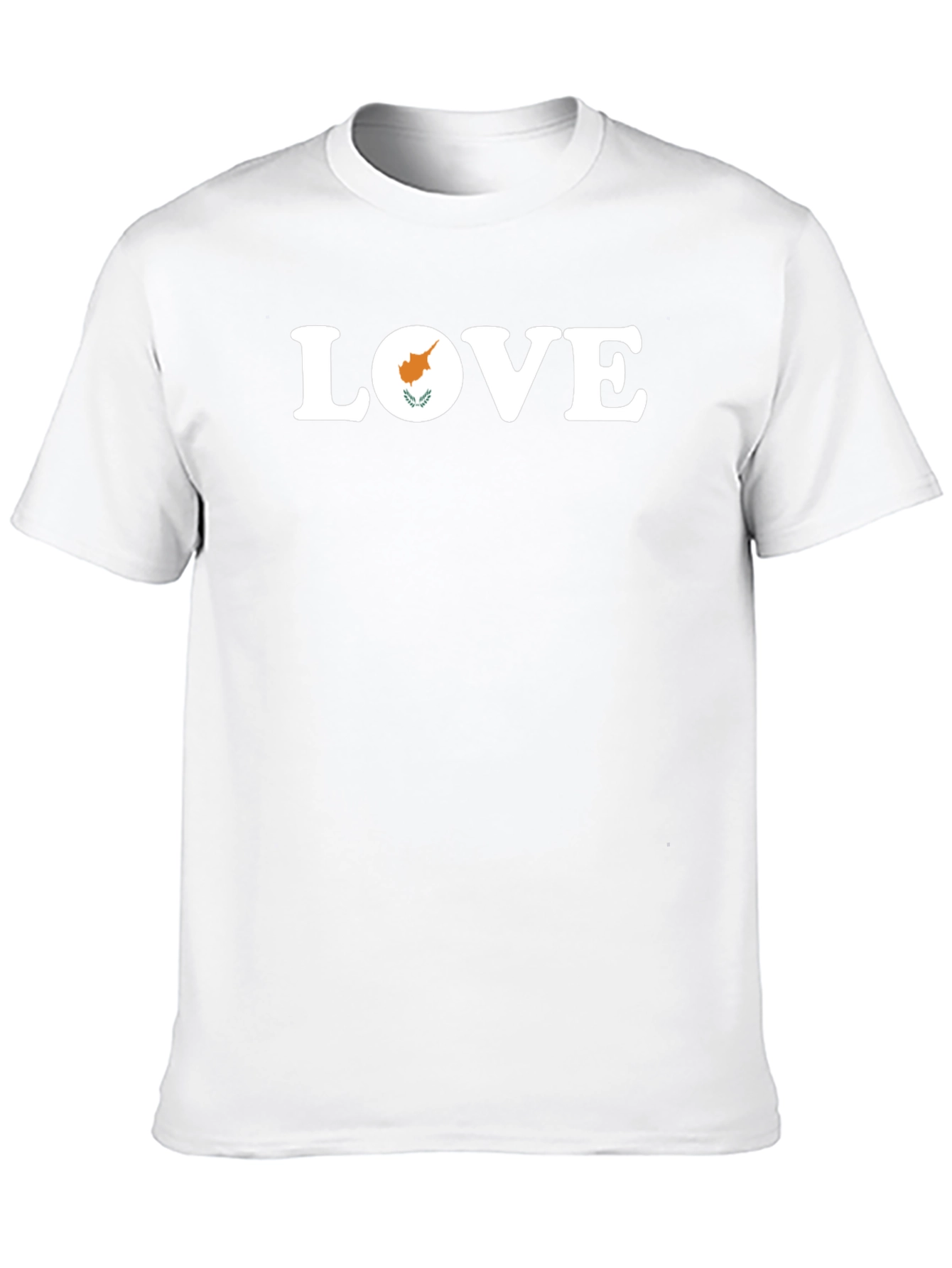Cyprus Flag LOVE T-Shirt - Stylish & Comfortable