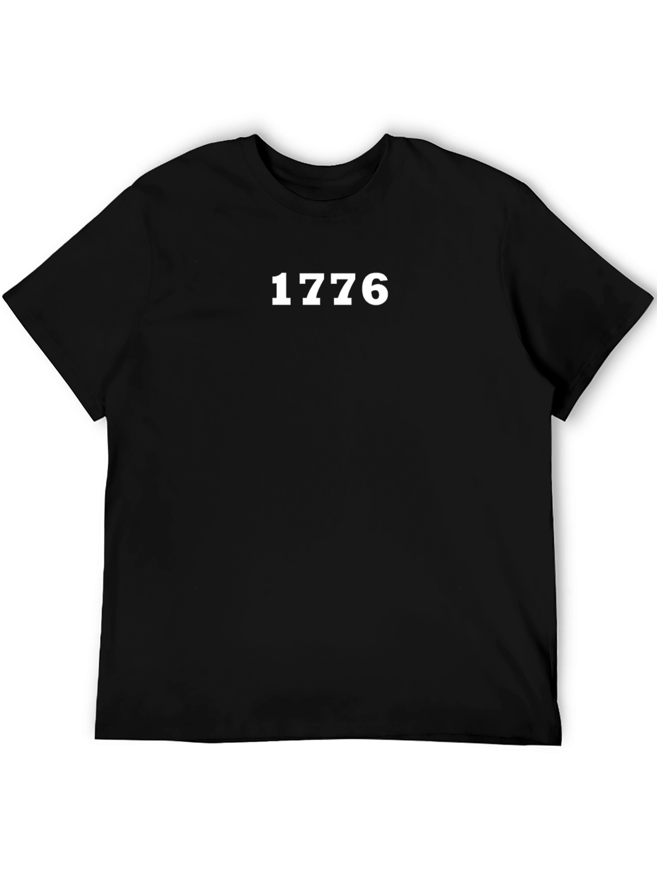 1776 Graphic Tee - Black Patriotic T-Shirt