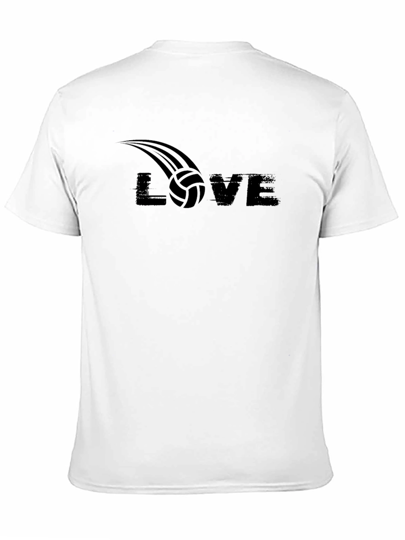 Volleyball Love Graphic Tee - Black T-Shirt