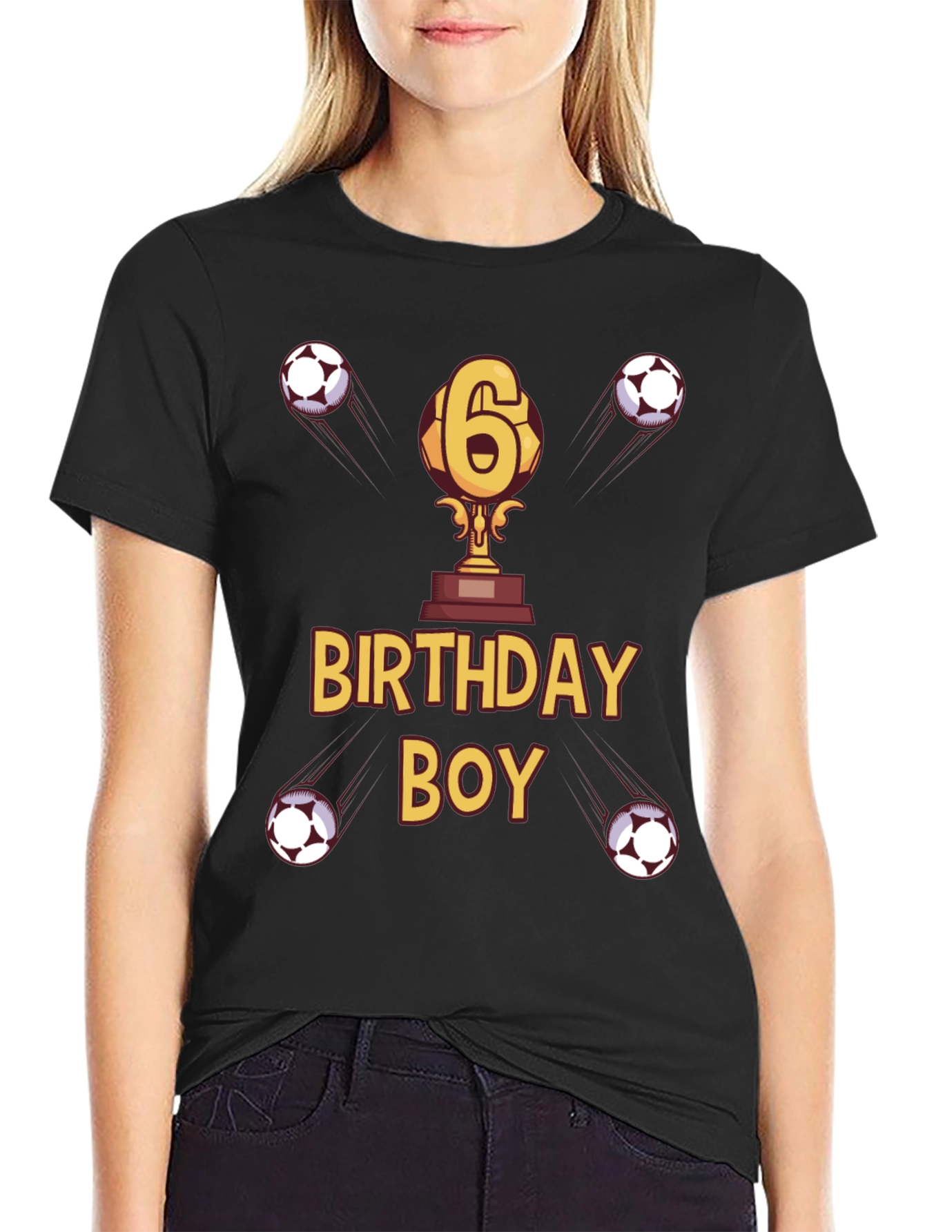 Birthday Boy Soccer T-Shirt - Age 6