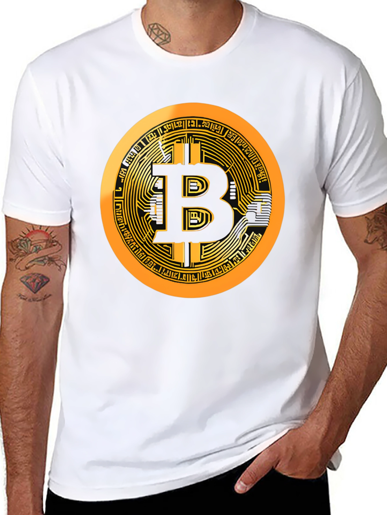 Bitcoin Graphic Tee - Cryptocurrency Fashion