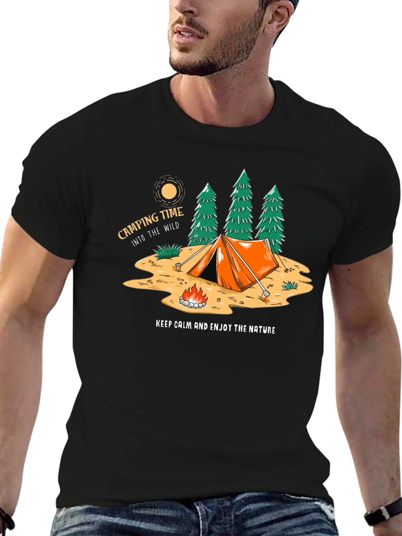 Camping Time Graphic Tee - Into the Wild