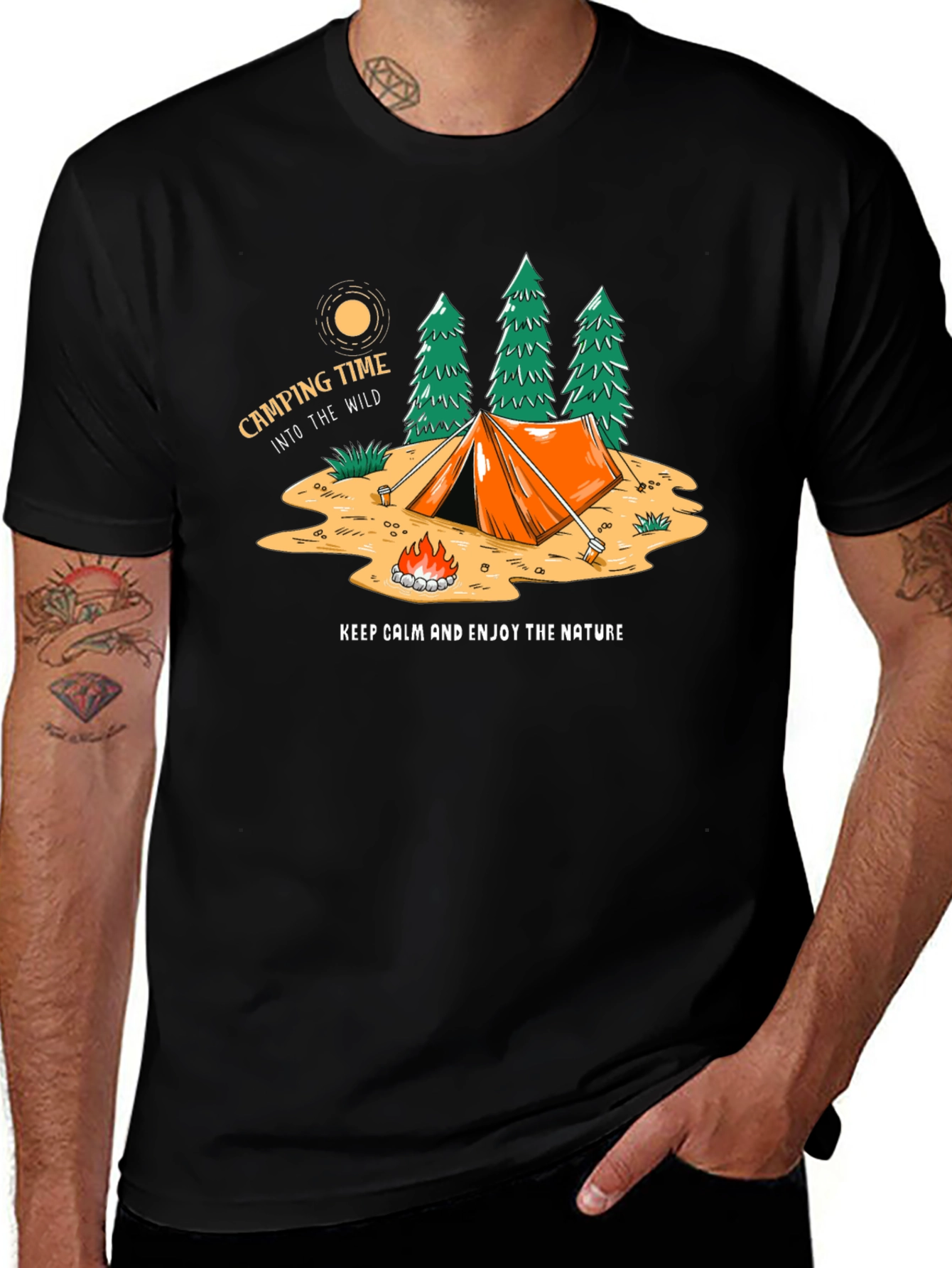 Camping Time Graphic Tee - Into the Wild