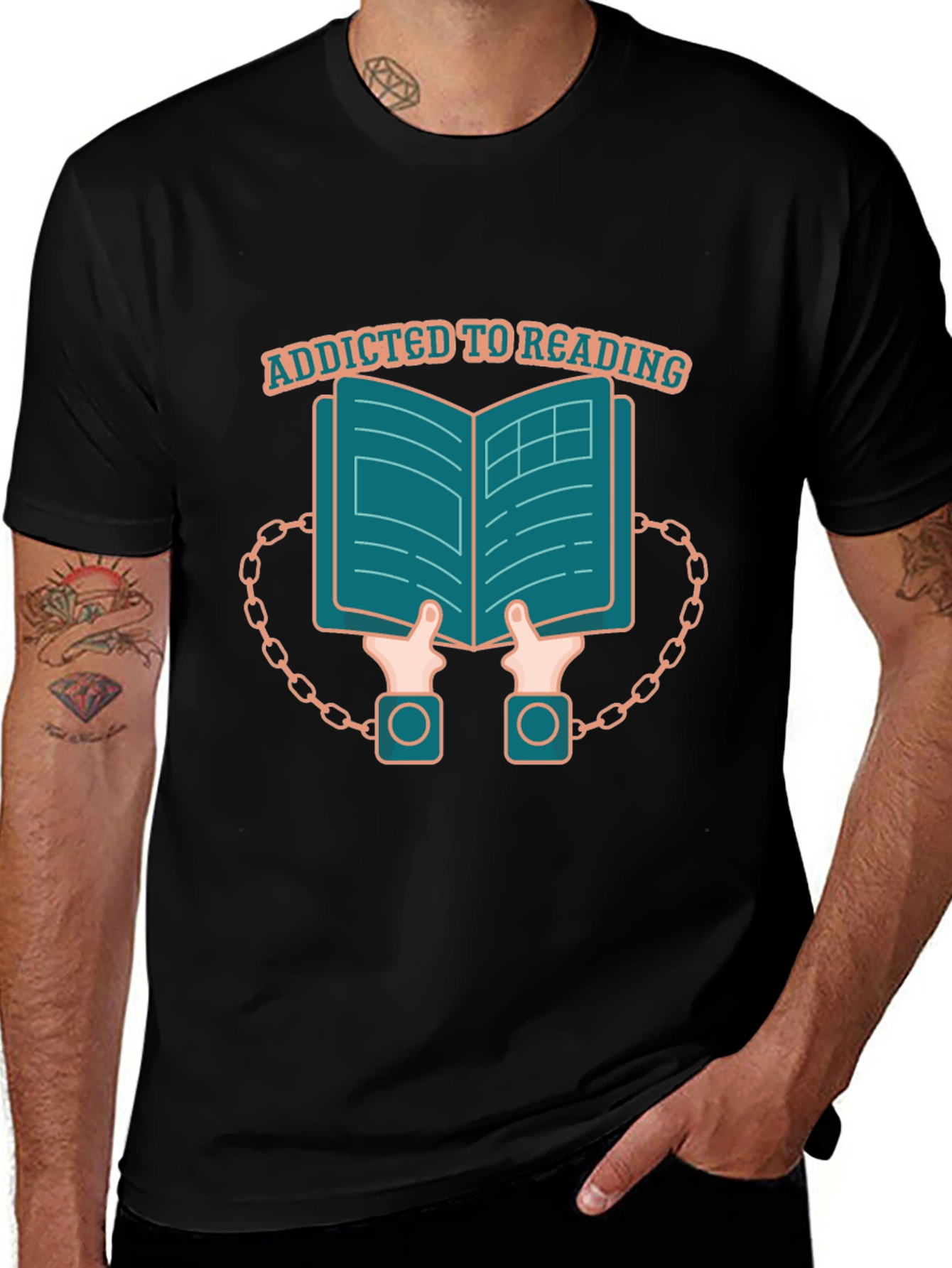 Addicted to Reading Graphic Tee