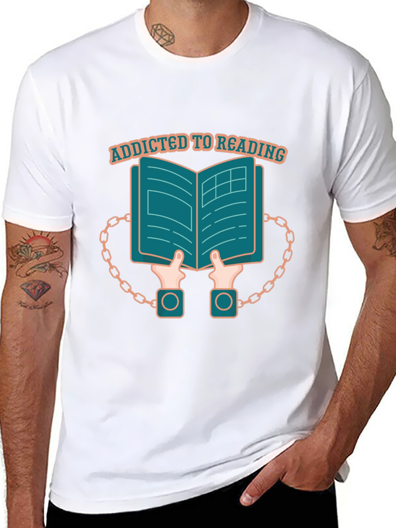 Addicted to Reading Graphic Tee
