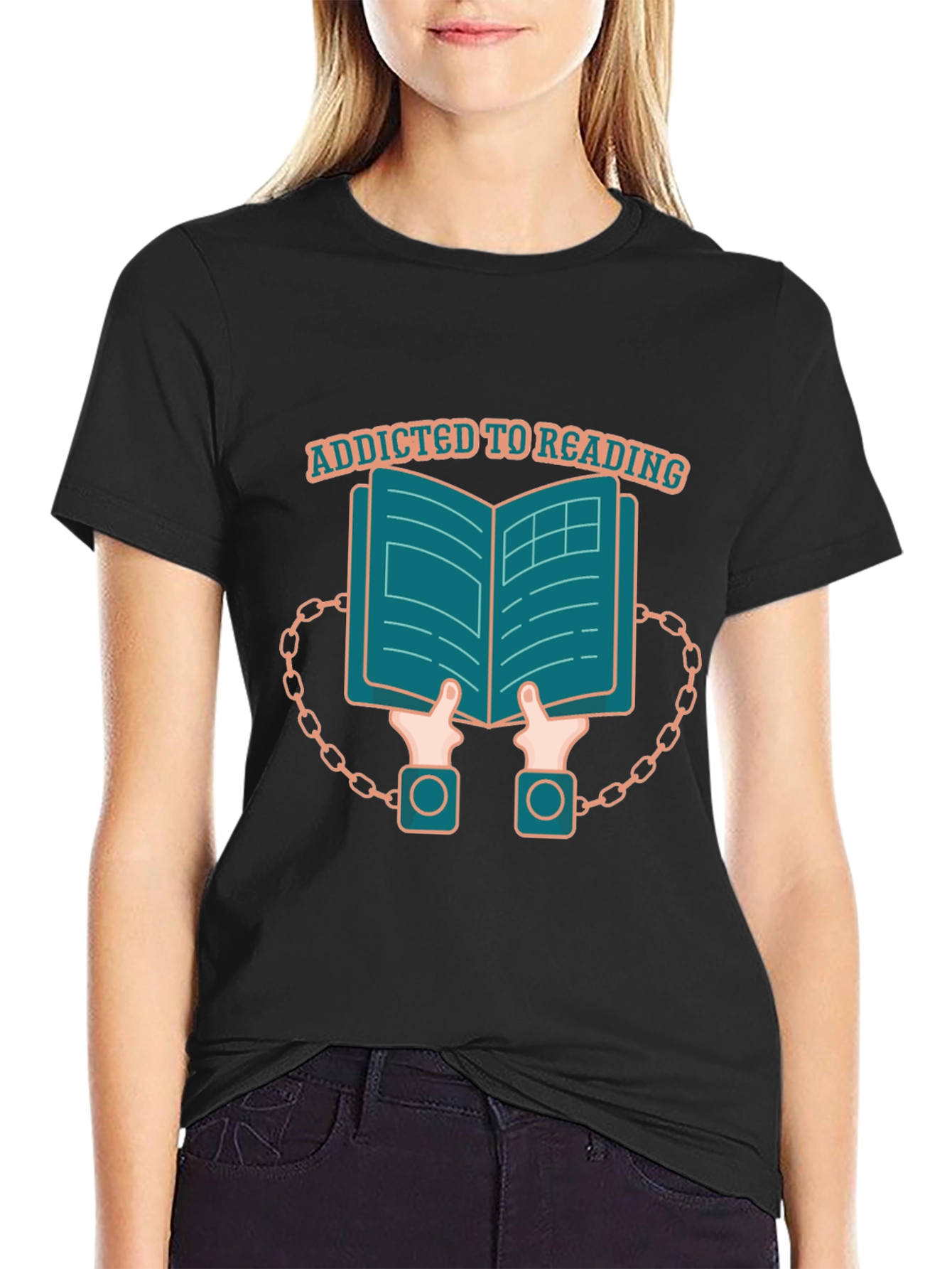 Addicted to Reading Graphic Tee