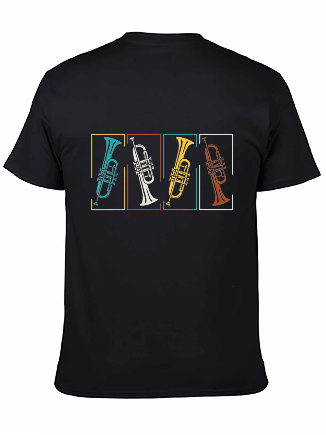 Retro Trumpet Tee - Music Lovers Gift