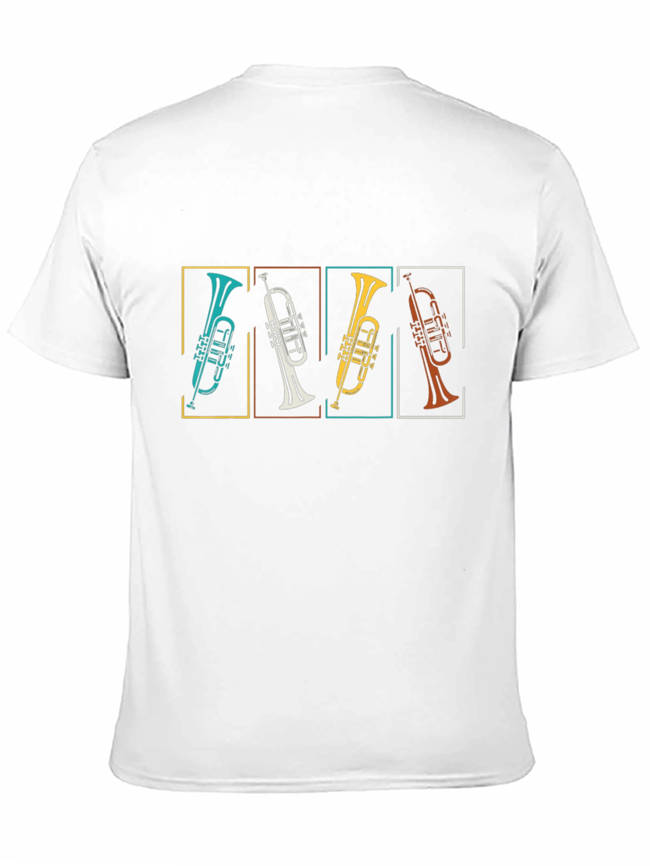 Retro Trumpet Tee - Music Lovers Gift